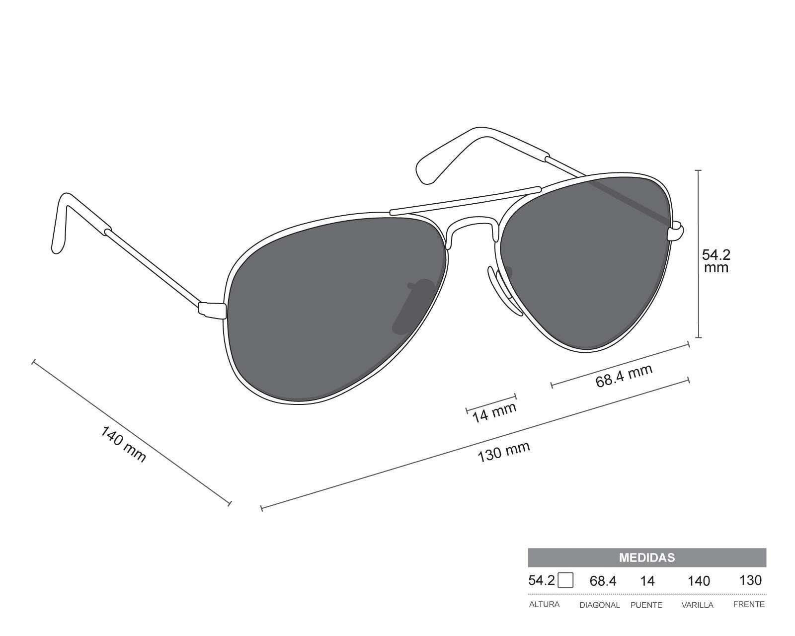 Foto 6 | Foto 6 | Lentes de Sol Ray Ban Aviador Negros