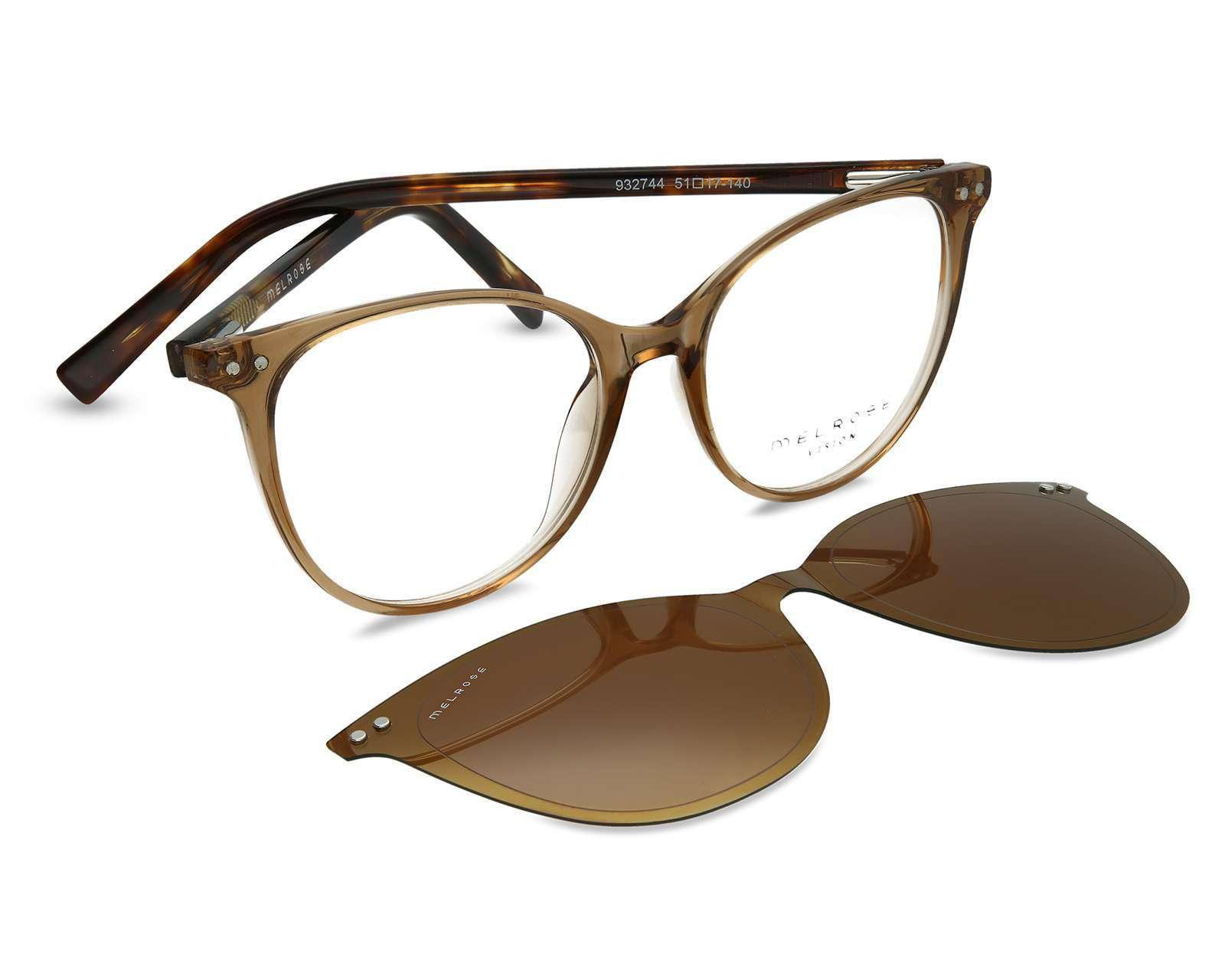 Foto 1 | Foto 1 | Armazón Oftálmico para Mujer Melrose Cat Eye Café