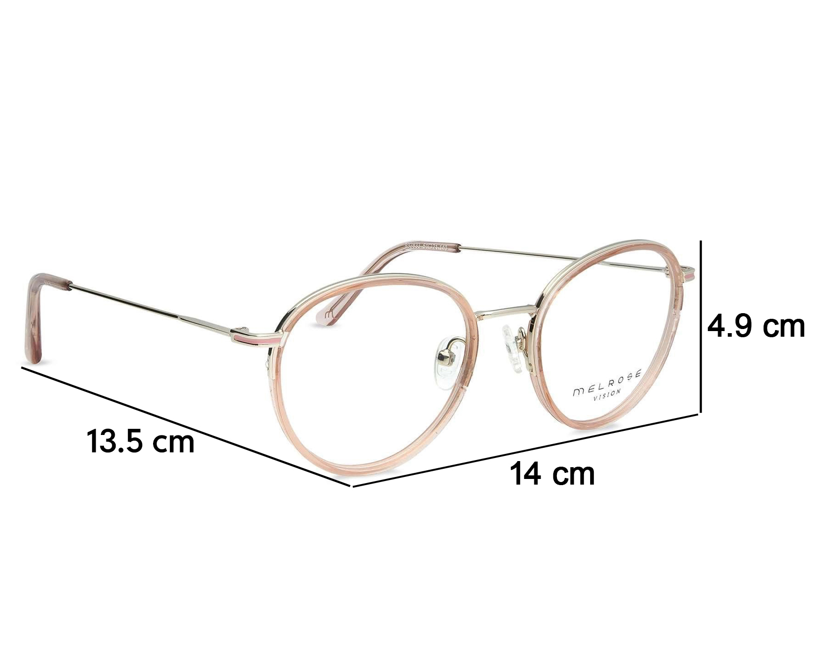 Foto 8 | Foto 8 | Armazón Oftálmico para Mujer Melrose Redondo Rosa