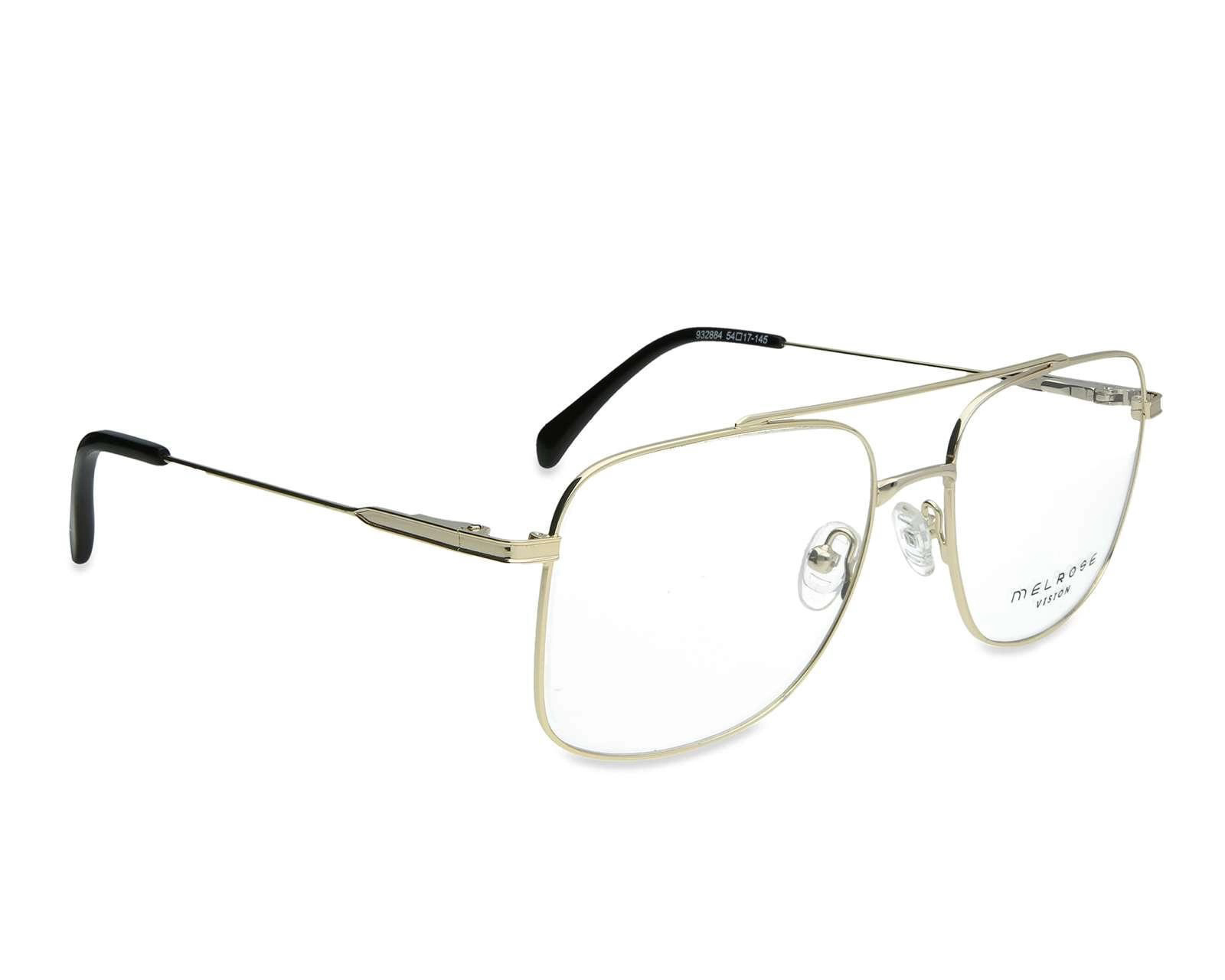 Armazón Oftálmico para Hombre Melrose Rectangulares Dorado