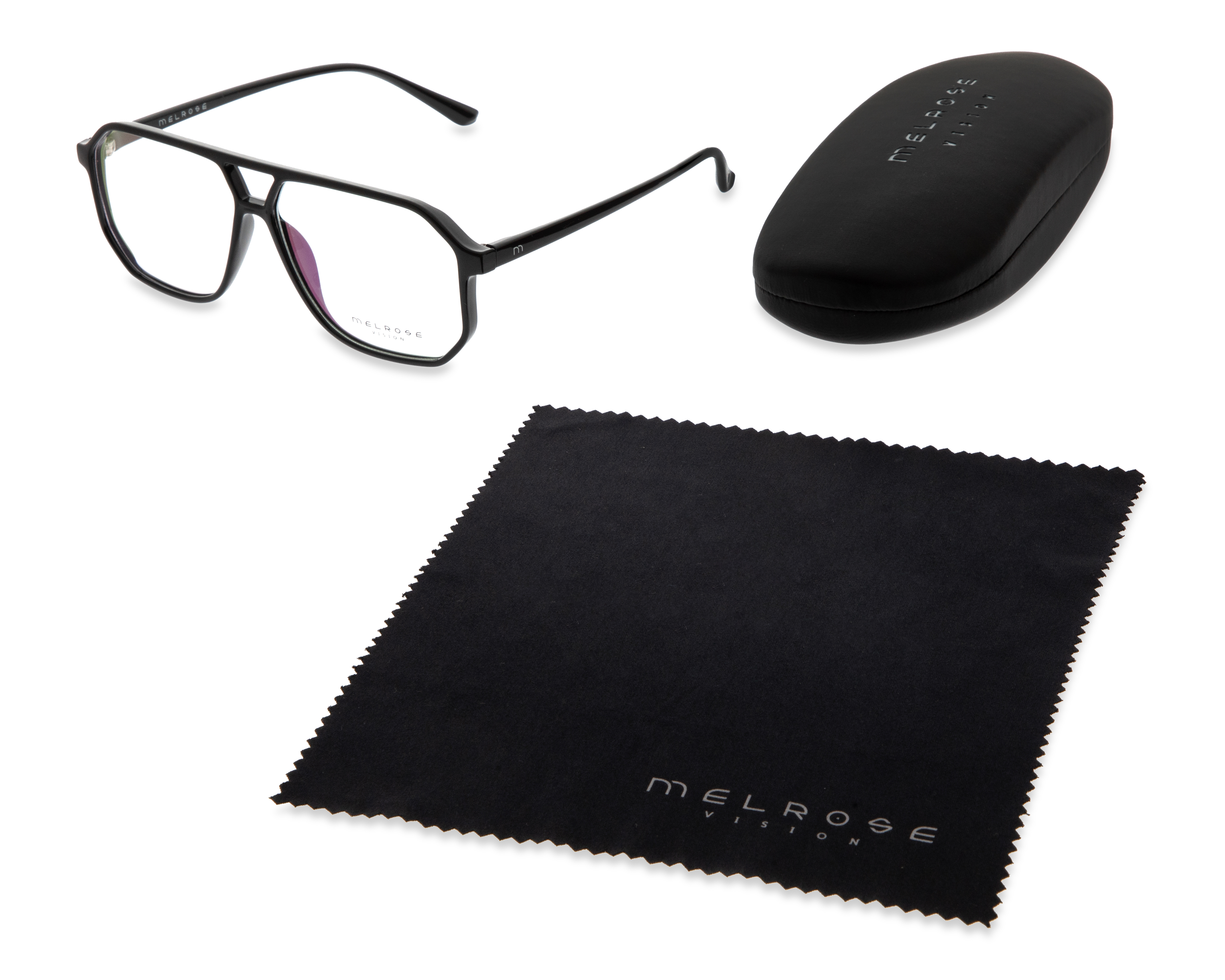Foto 5 | Foto 5 | Armazón Oftálmico Melrose Aviador Negro