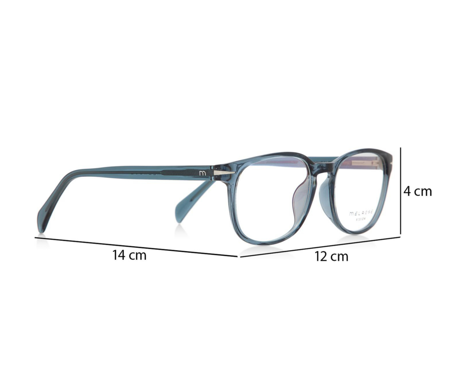 Foto 9 pulgar | Foto 8 | Armazón Oftálmico Melrose Vision Wayfarer Azul