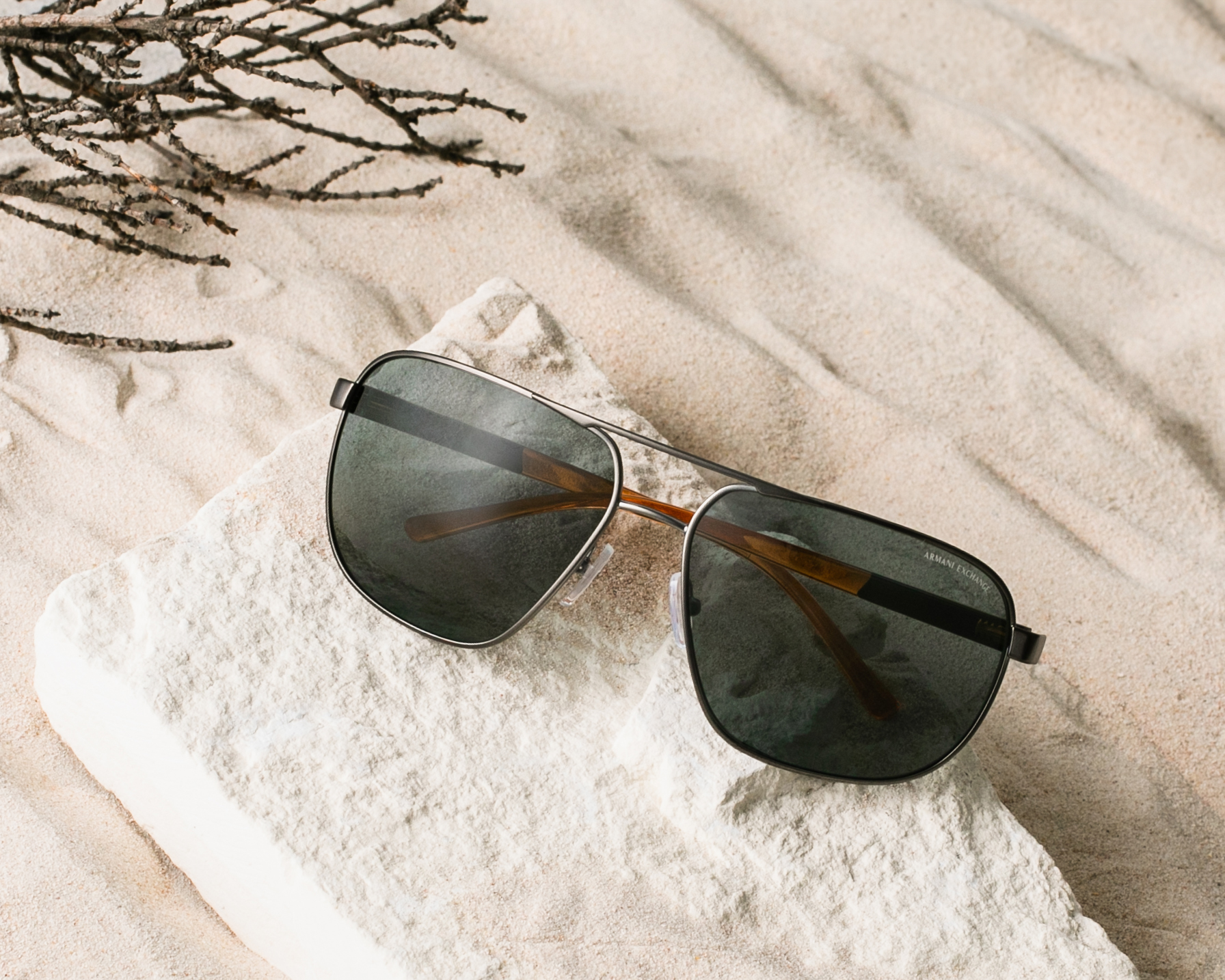 Foto 5 | Foto 5 | Lentes de Sol Armani Exchange Aviador 0AX2040S Gris