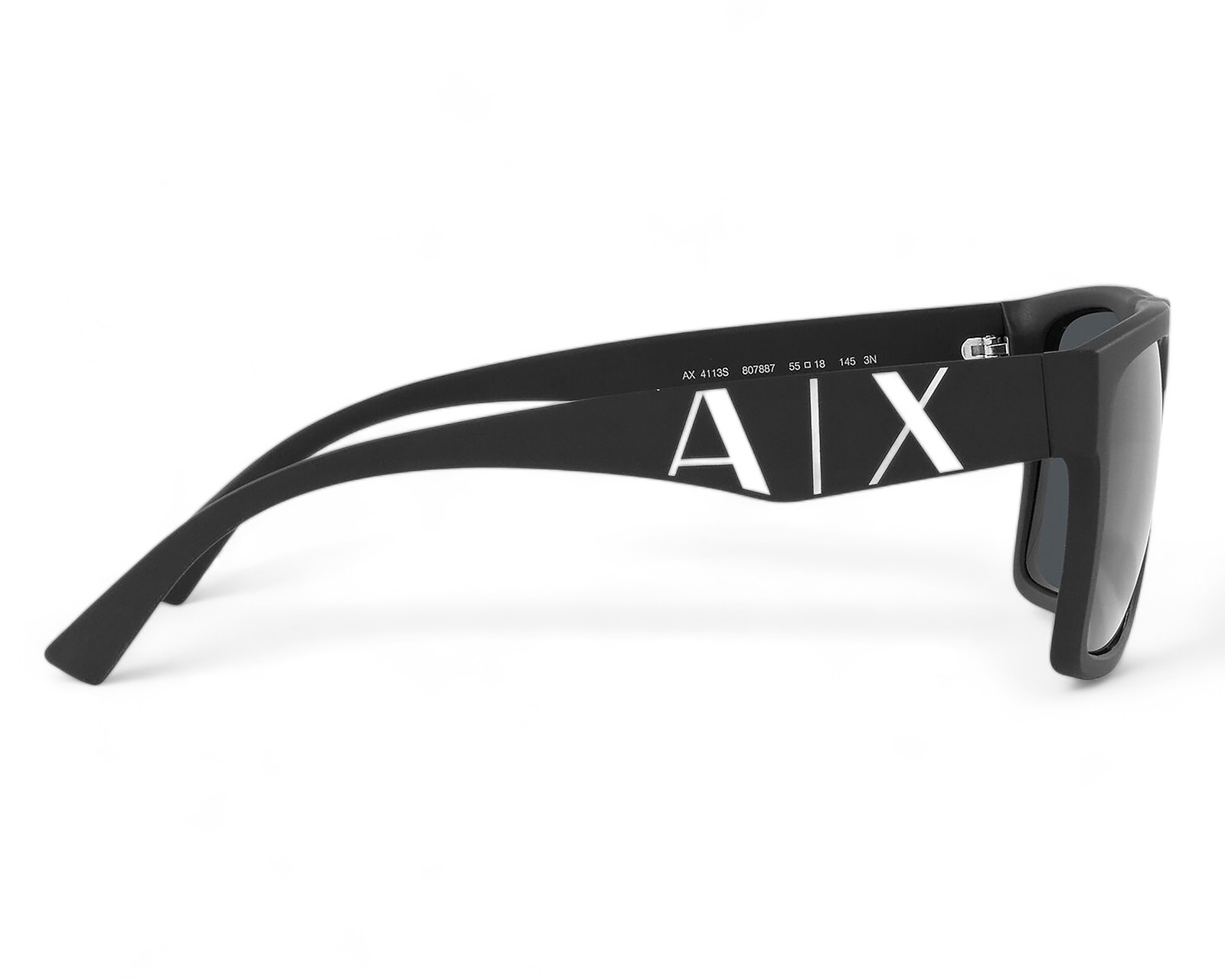Foto 4 pulgar | Foto 3 | Lentes de Sol para Hombre Armani Exchange Cuadrados 0AX4113S Negros