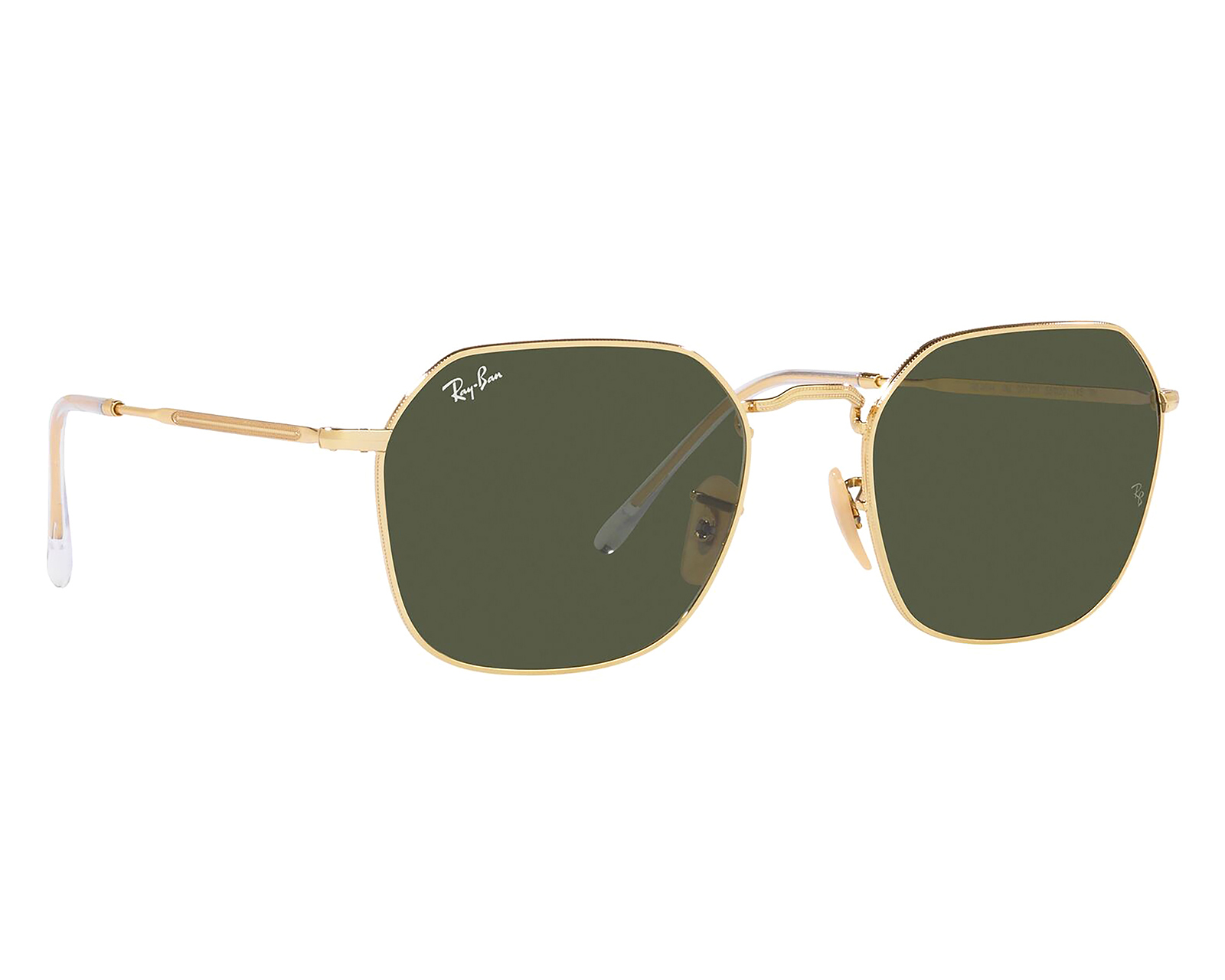 Foto 2 pulgar | Foto 1 | Lentes de Sol Unisex Ray-Ban Hexagonales 0RB3694 001/31 Dorados