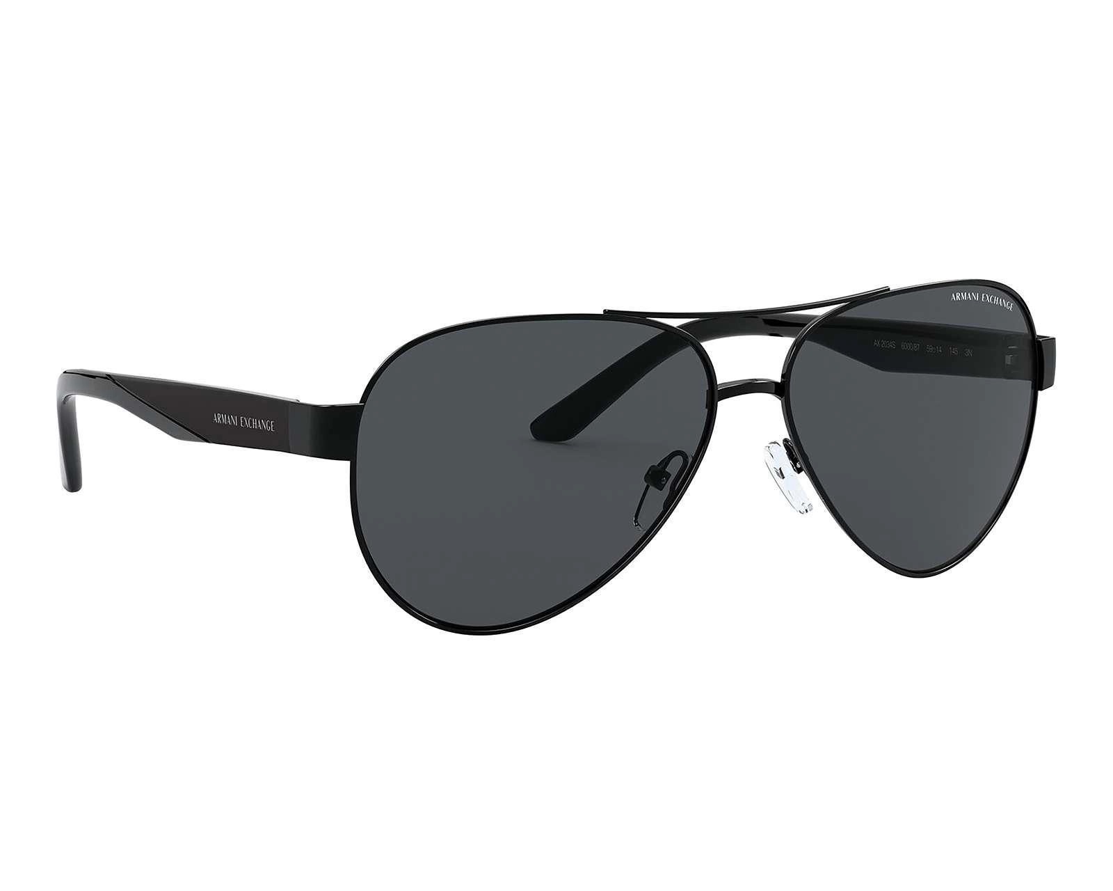 Foto 2 pulgar | Foto 1 | Lentes de Sol para Hombre Armani Exchange Aviador 0AX2034S Negros