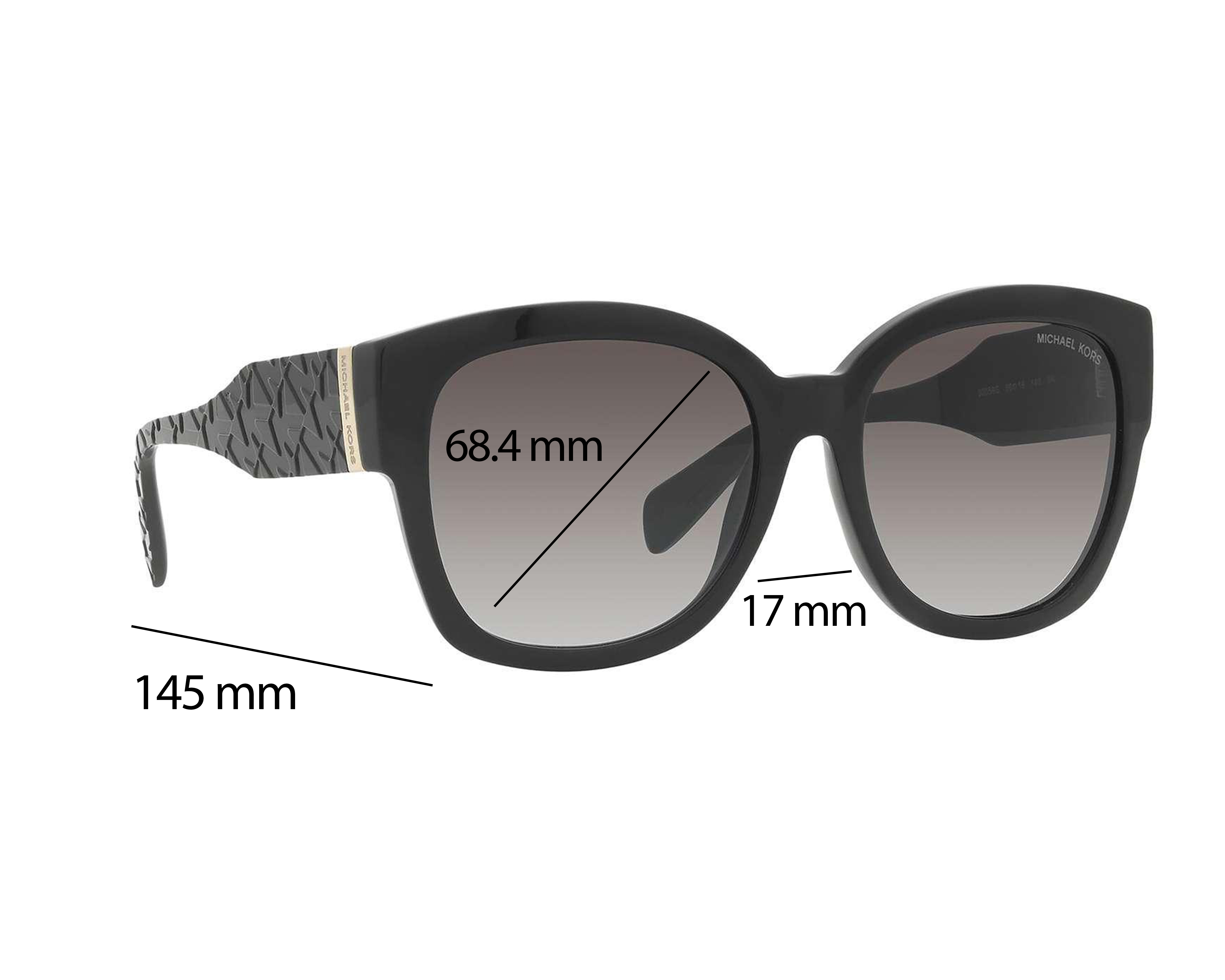 Foto 6 | Foto 6 | Lentes de Sol para Mujer Michael Kors Cuadrados Negros