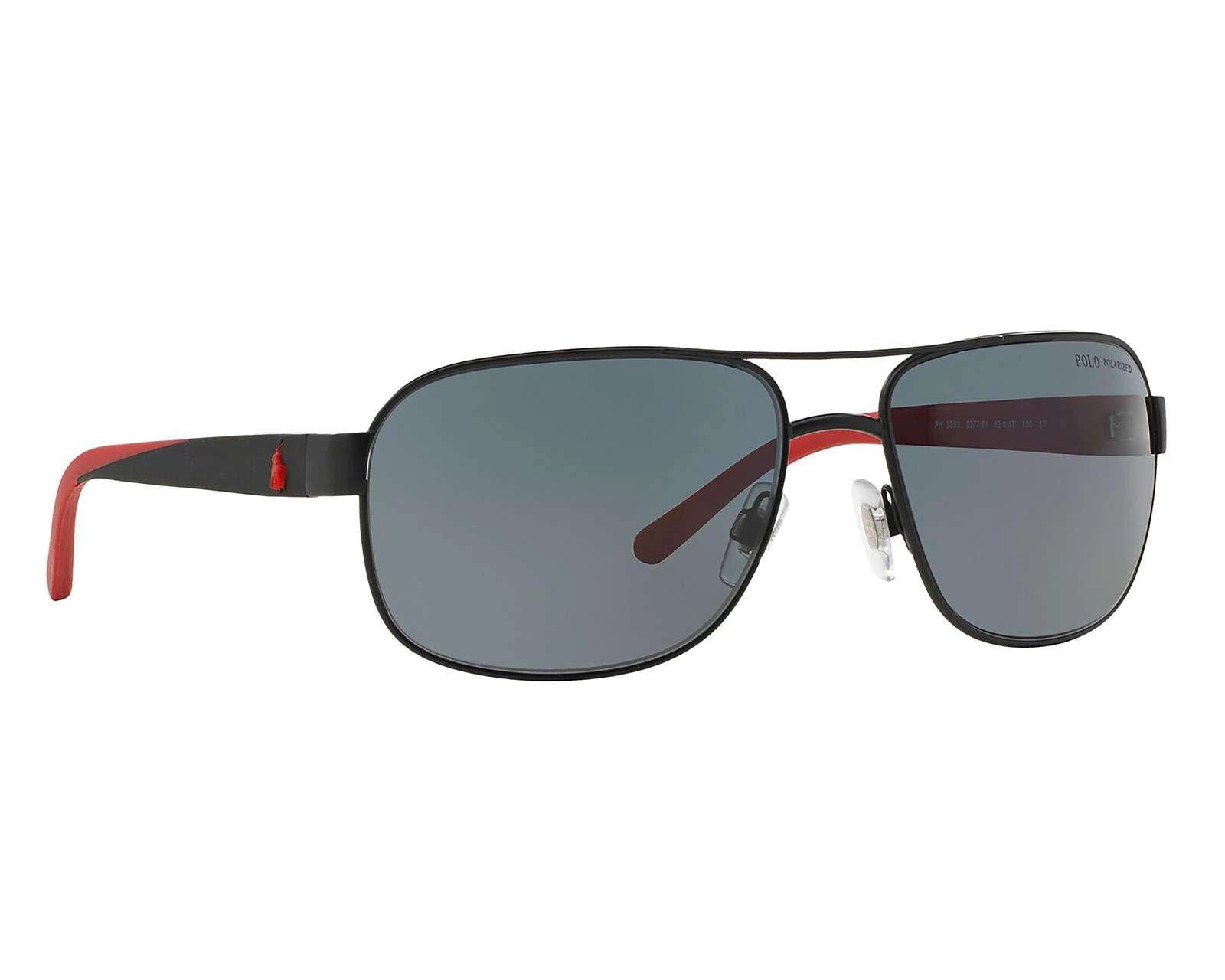 Lentes de Sol para Hombre Polo Aviador Negro