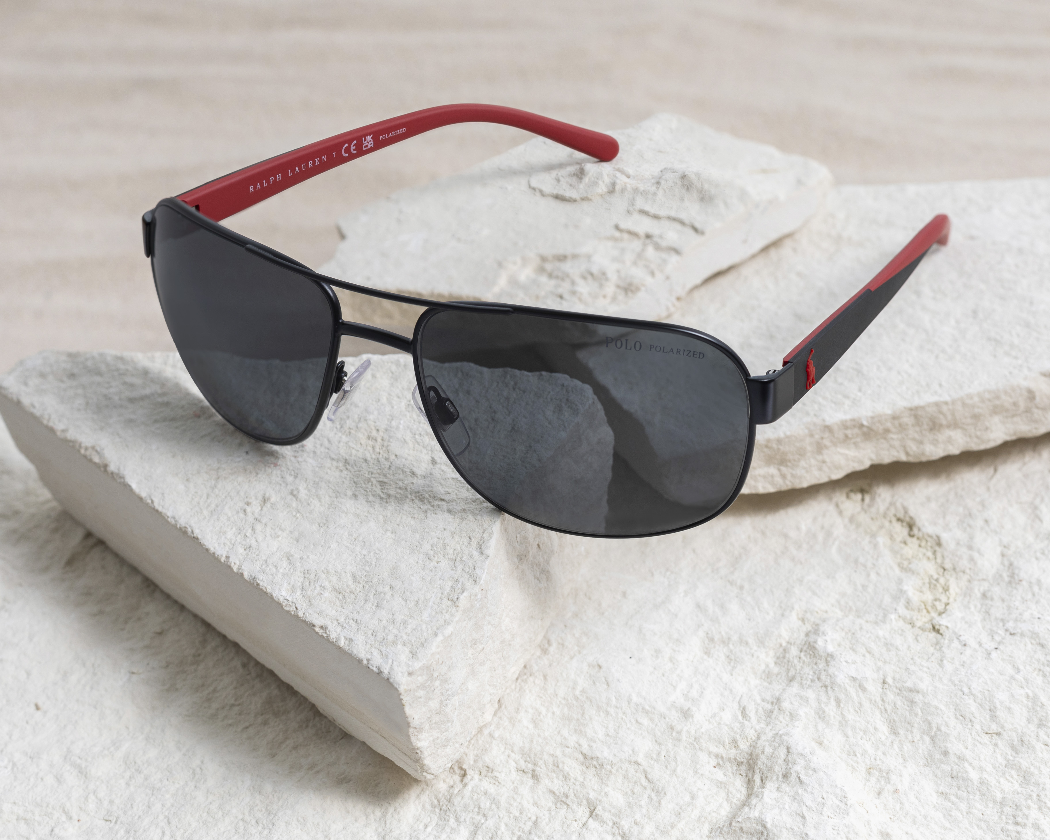 Foto 6 pulgar | Foto 5 | Lentes de Sol para Hombre Polo Aviador Negro