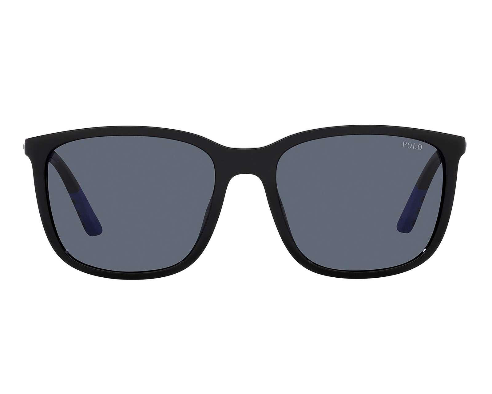 Foto 3 pulgar | Foto 2 | Lentes de Sol para Hombre Polo Rectangulares Negros