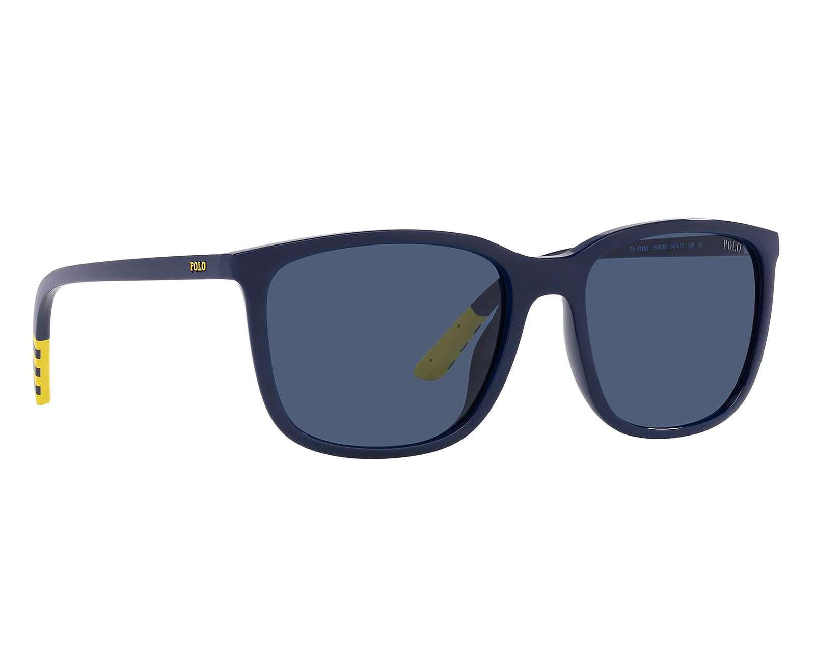 Foto 2 pulgar | Foto 1 | Lentes de Sol para Hombre Polo Rectangulares Azules