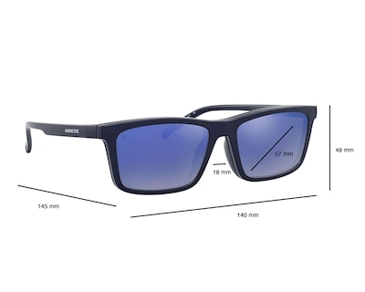 Foto 6 | Foto 6 | Lentes de Sol para Hombre Arnette Rectangulares Negros
