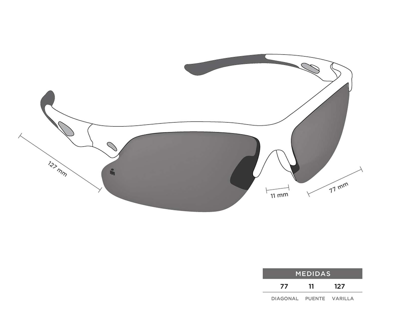 Foto 7 | Foto 7 | Lentes de Sol Iron Man Deportivos Ambition Gry Gris