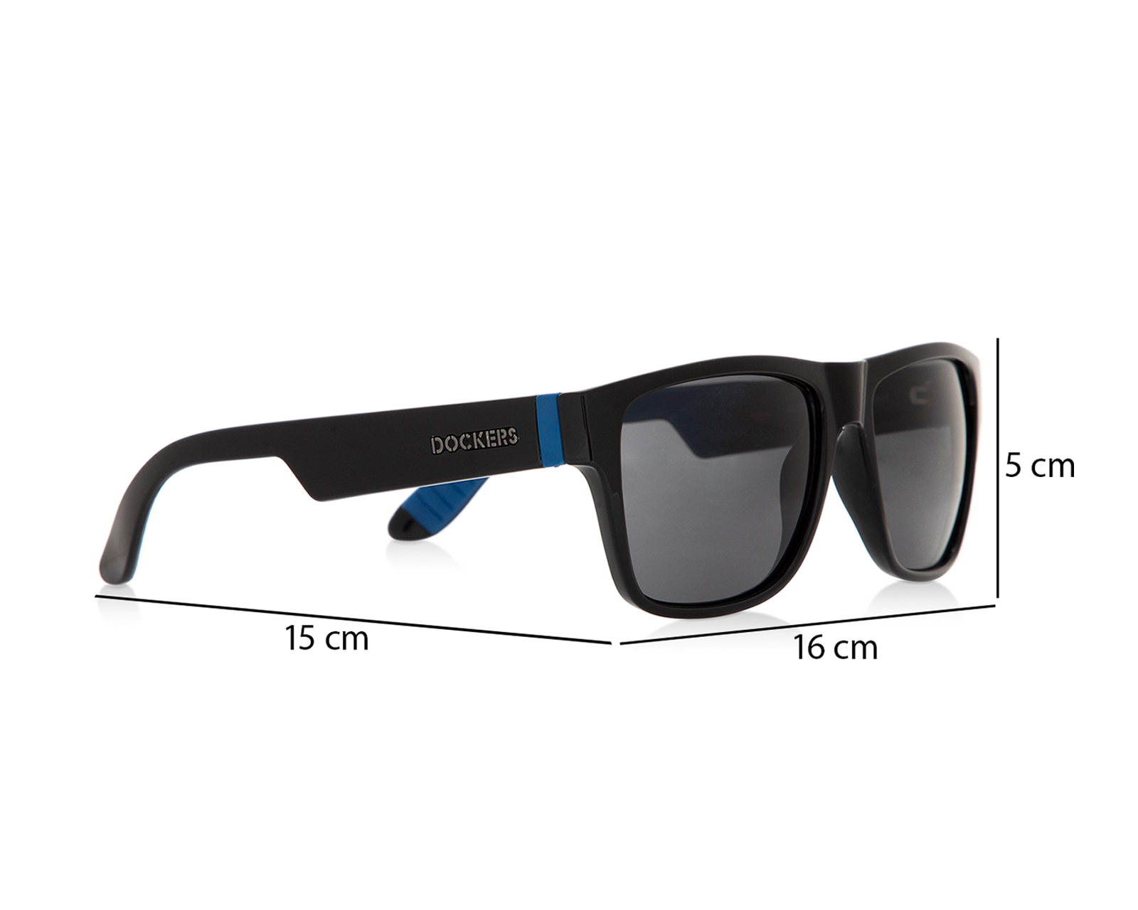 Foto 9 | Foto 9 | Lentes de Sol Dockers Rectangulares Core 50576LDM001 Negro
