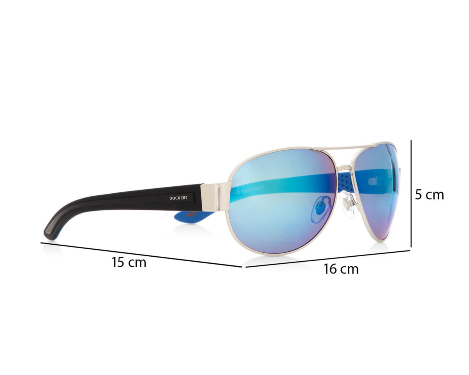 Foto 9 | Foto 9 | Lentes de Sol Dockers Aviador Core 50910LDM021 Plata