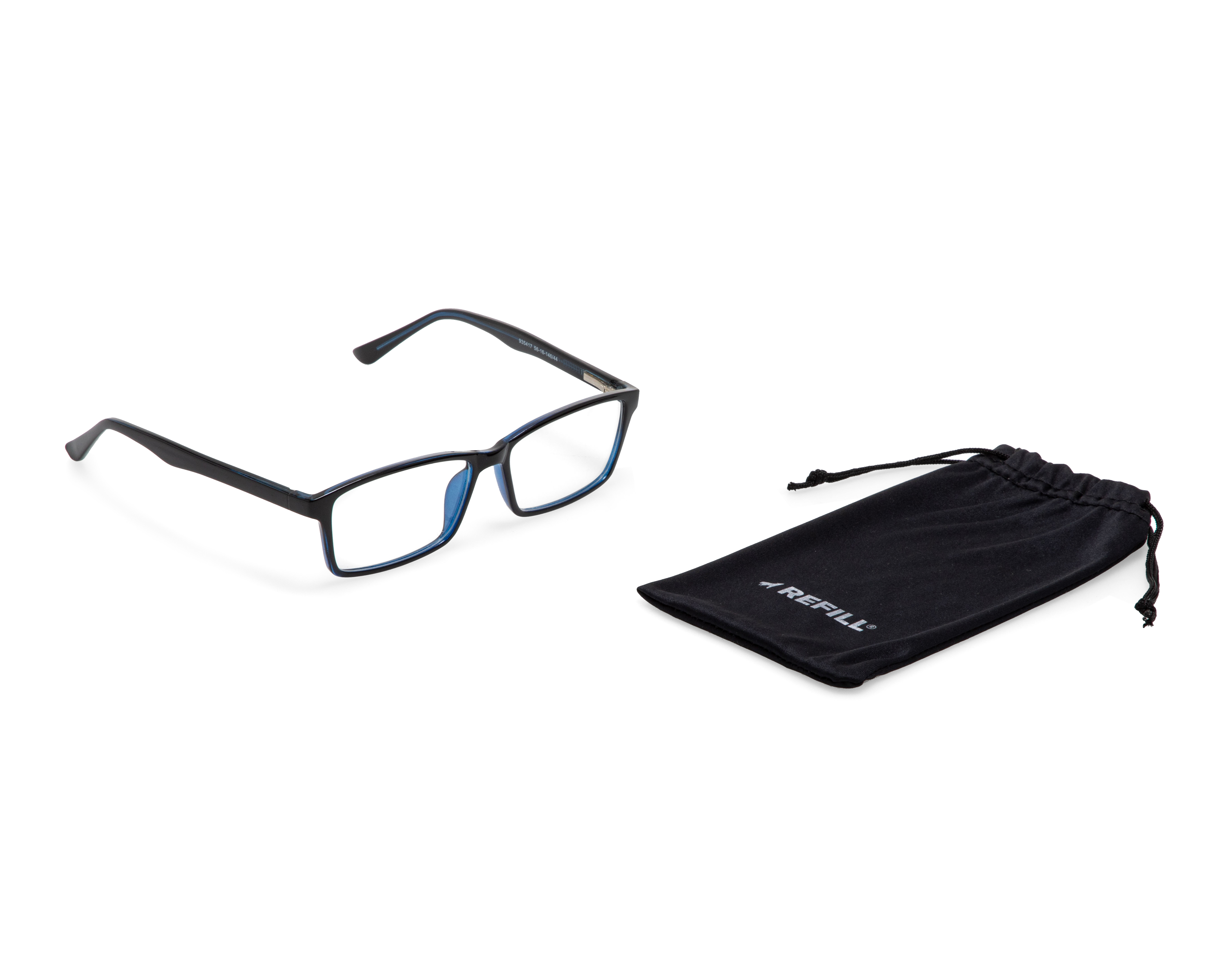 Foto 6 pulgar | Foto 5 | Armazón Oftálmico para Hombre Refill Rectangular Azul