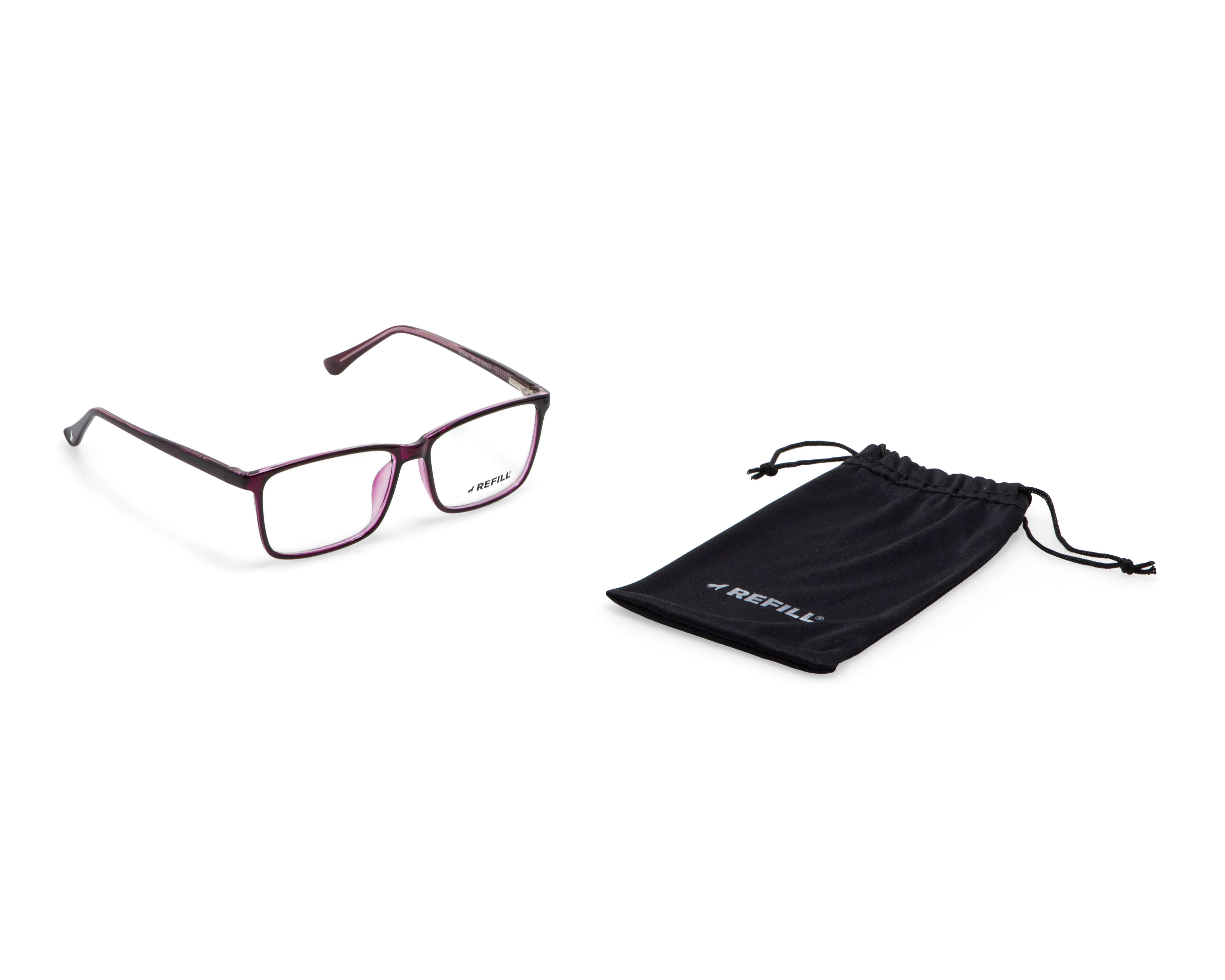 Foto 5 | Foto 5 | Armazón Oftálmico para Mujer Refill Rectangulares Morado