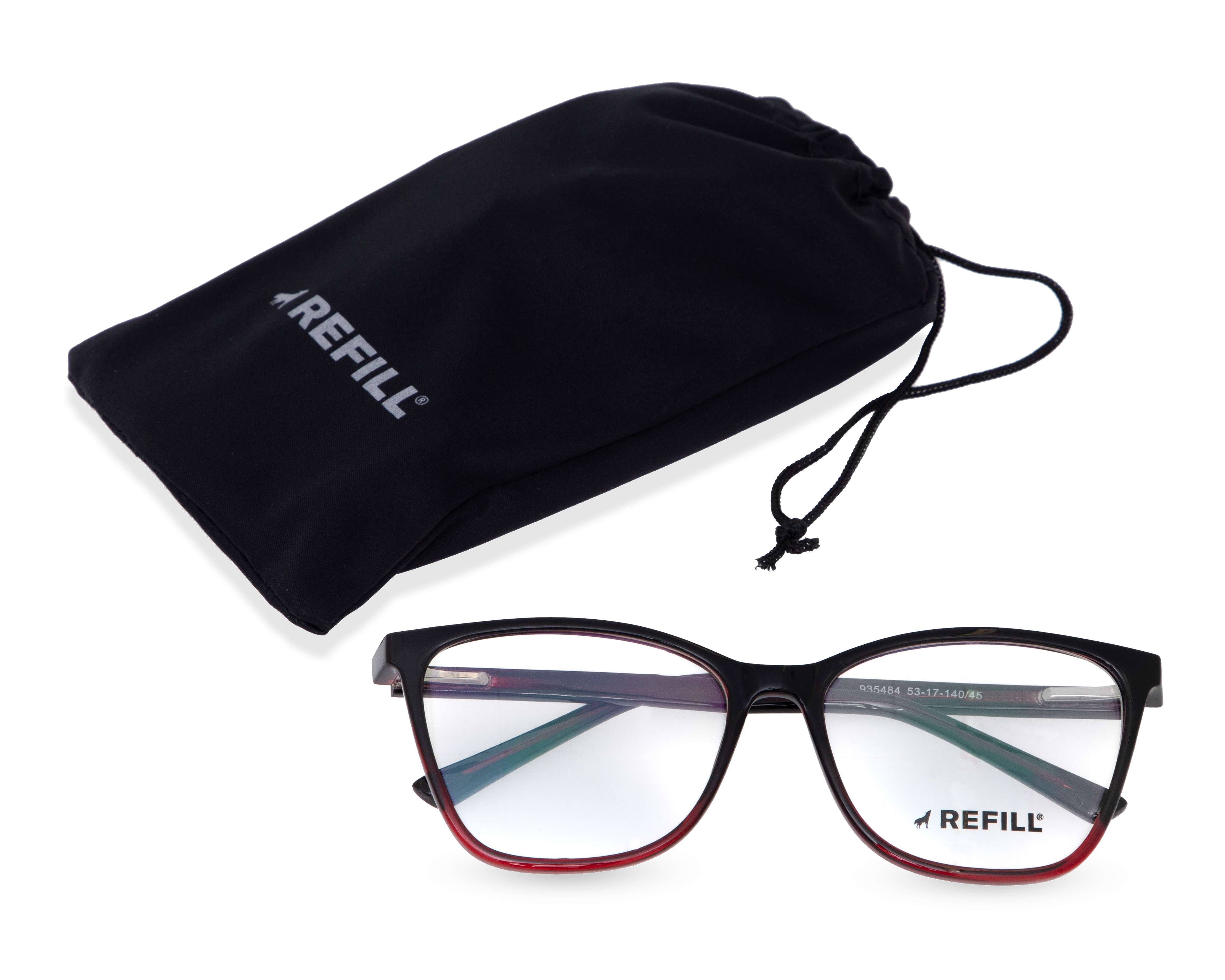 Foto 6 pulgar | Foto 5 | Armazón Oftálmico para Mujer Refill Wayfarer Negro
