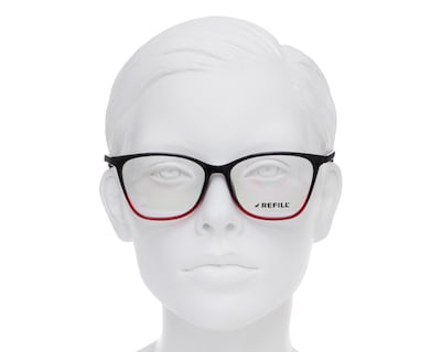 Foto 6 | Foto 6 | Armazón Oftálmico para Mujer Refill Wayfarer Negro