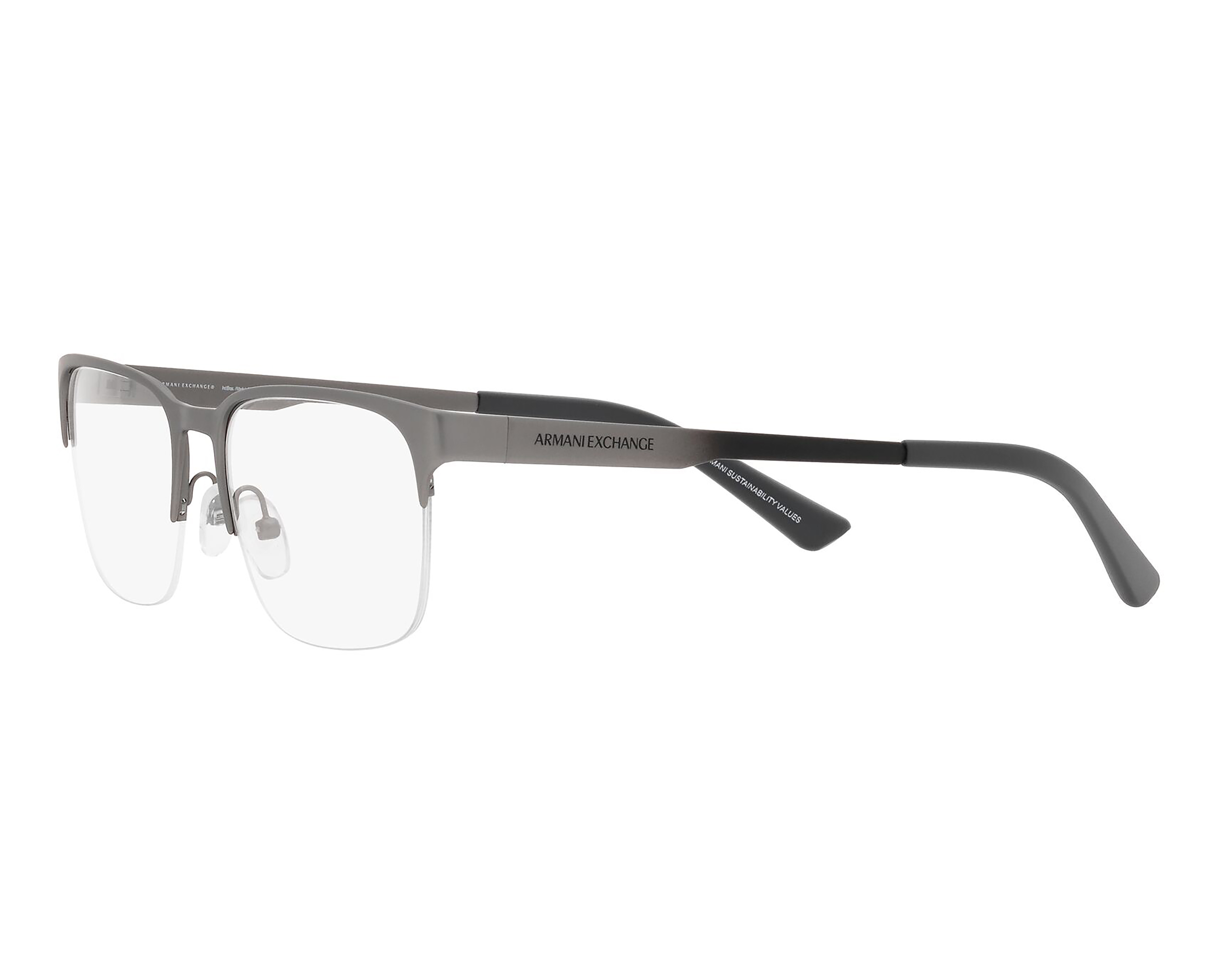 Armazón Oftálmico para Hombre Armani Exchange Rectangulares Grises