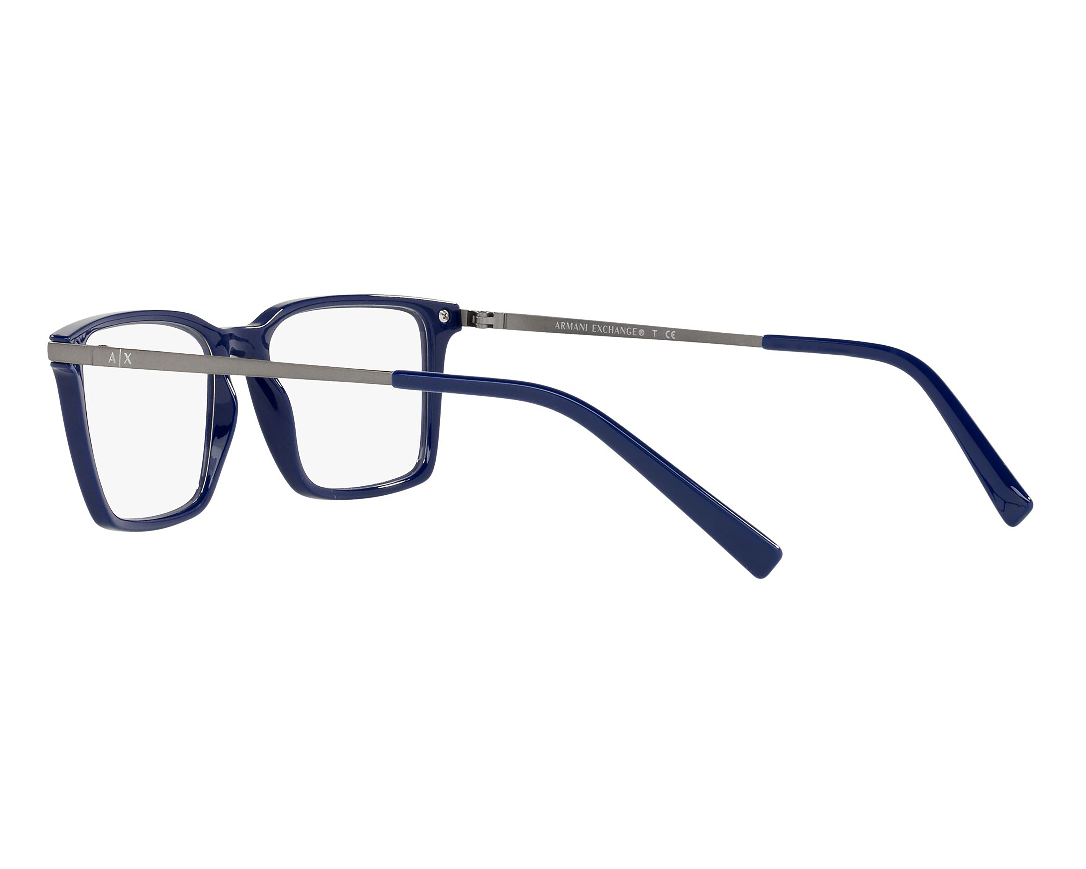 Foto 6 pulgar | Foto 5 | Armazón Oftálmico para Hombre Armani Exchange Rectangular Azul Marino