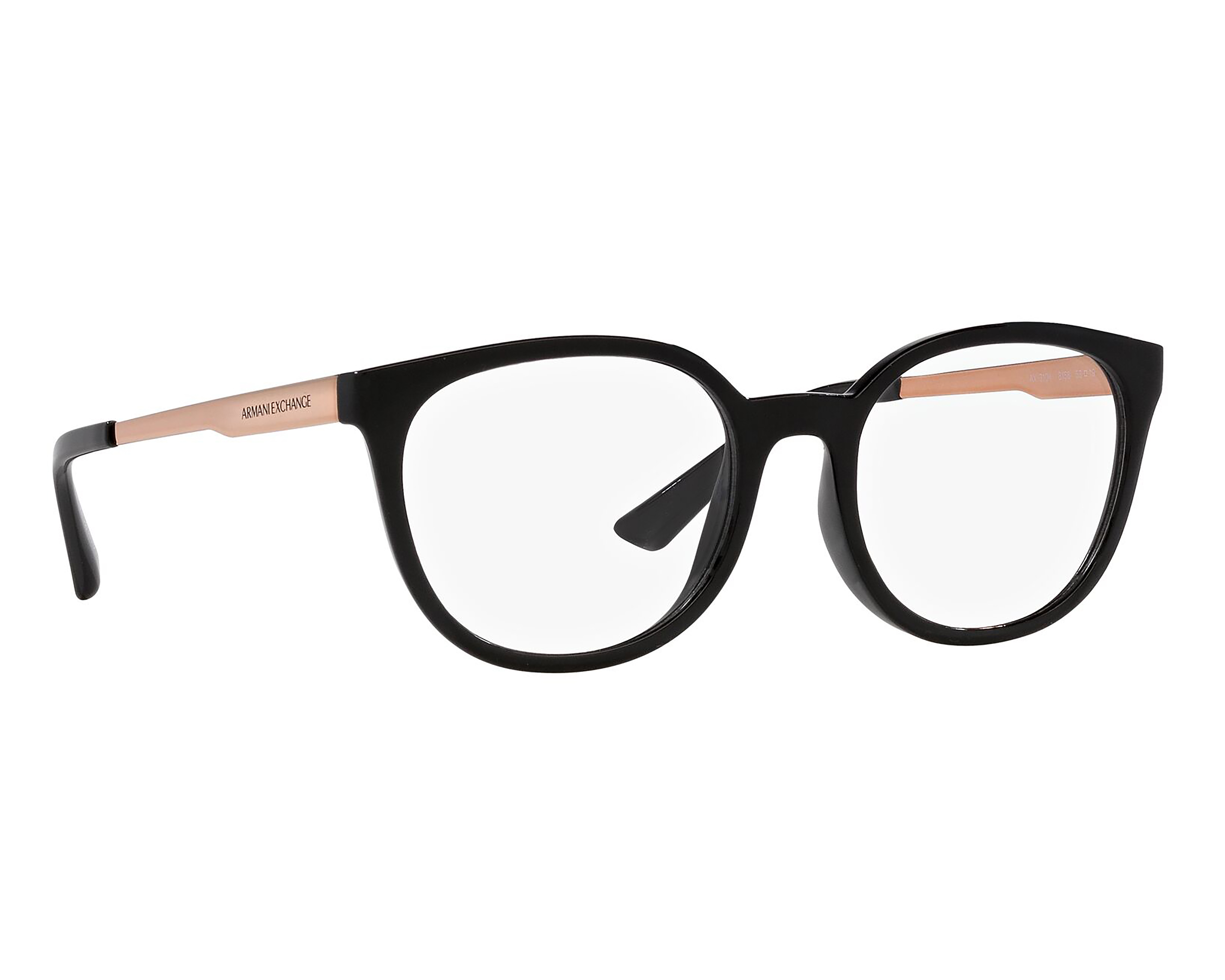 Foto 1 | Foto 1 | Armazón Oftálmico para Mujer Armani Exchange Cat Eyes Negro y Bronce