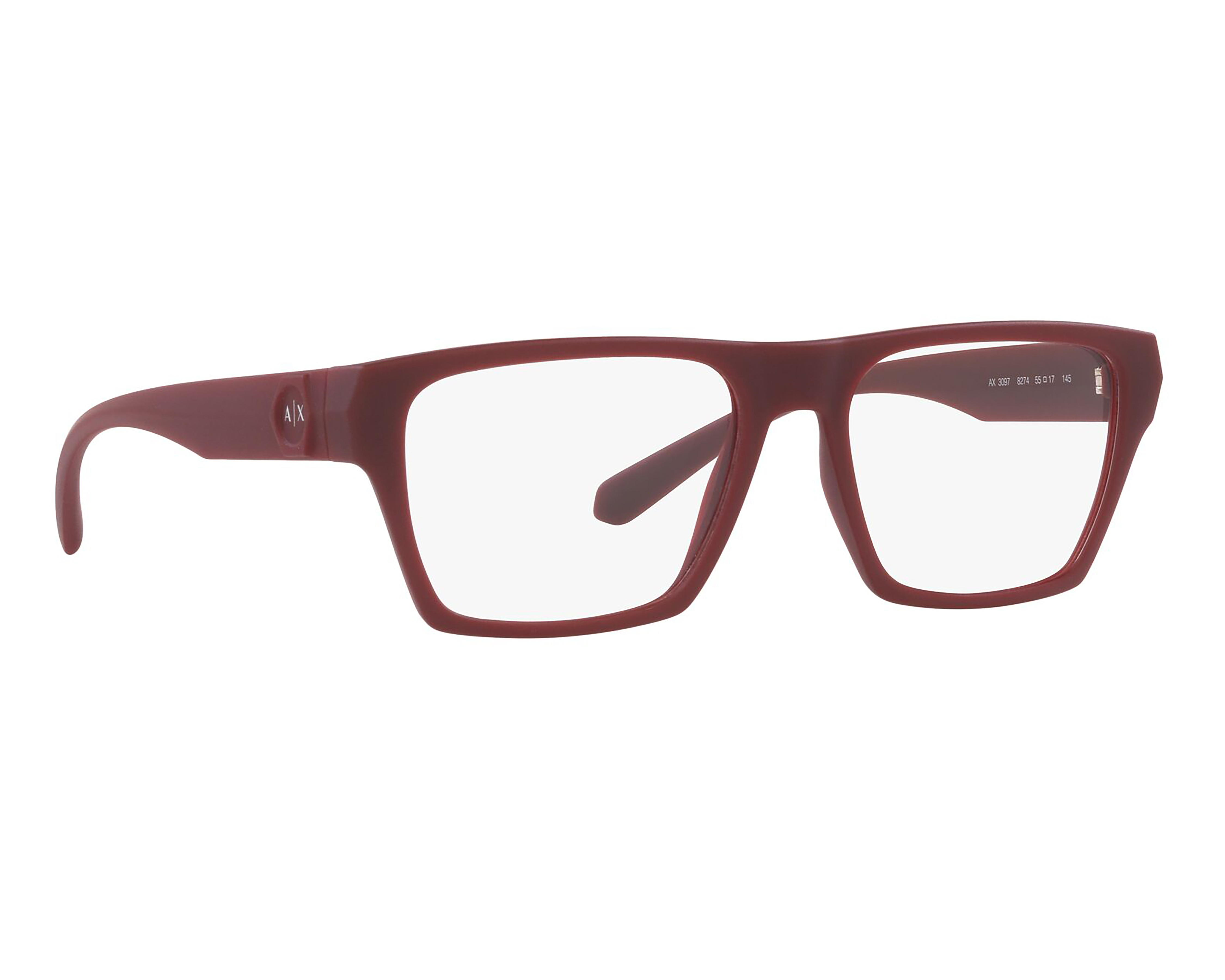 Foto 1 | Foto 1 | Armazón Oftálmico para Hombre Armani Exchange Rectangular Rojo