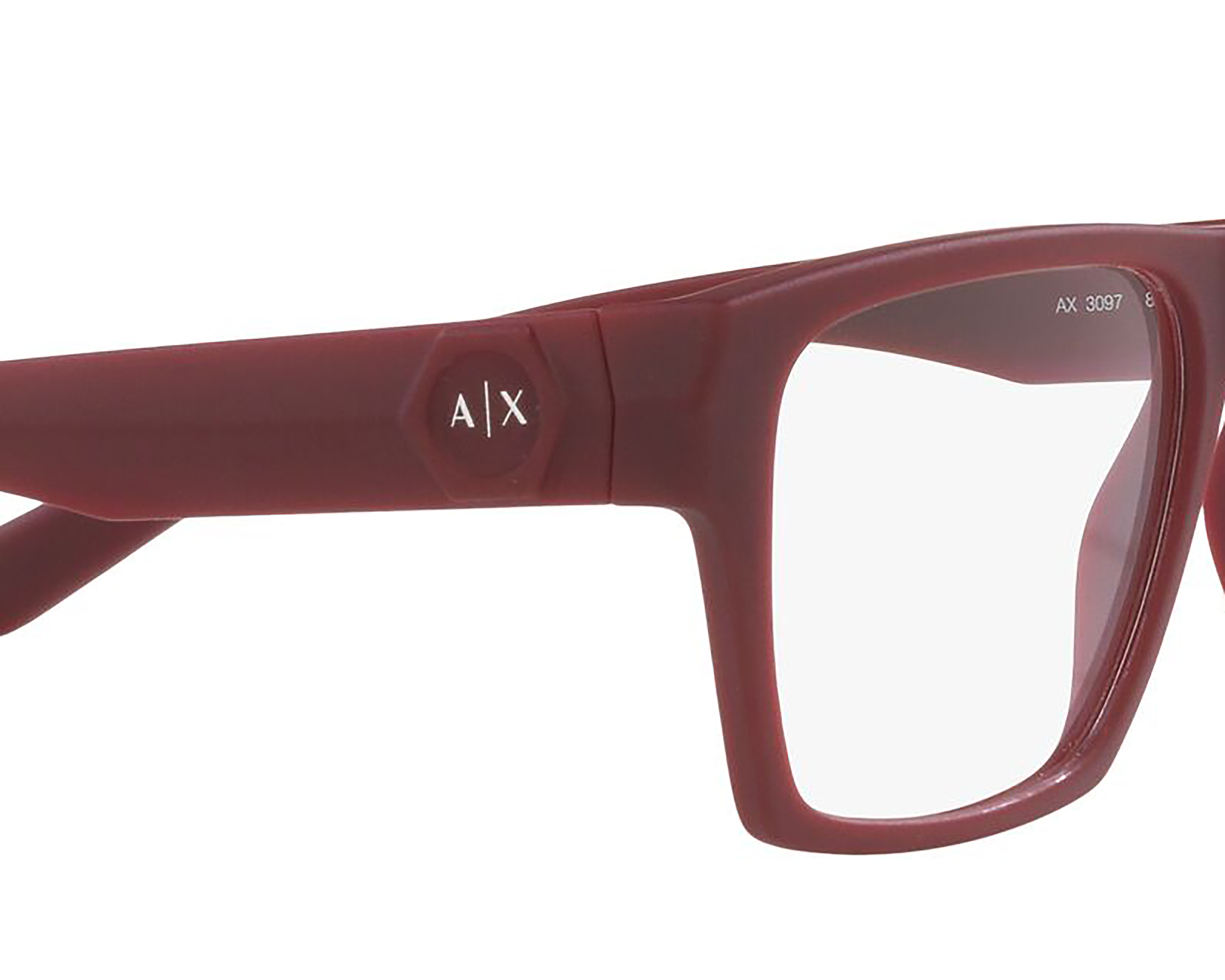 Foto 5 pulgar | Foto 4 | Armazón Oftálmico para Hombre Armani Exchange Rectangular Rojo