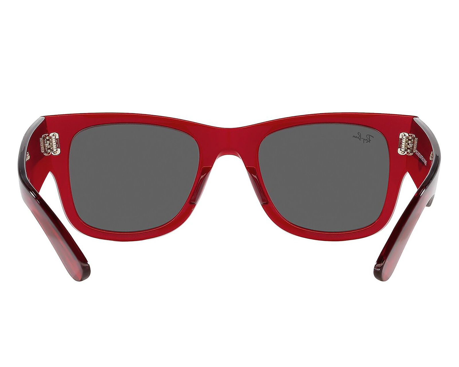 Foto 3 | Foto 3 | Lentes de Sol para Mujer Ray-Ban Mega Wayfarer 0RB0840S 6679B1 Rojo Traslúcido