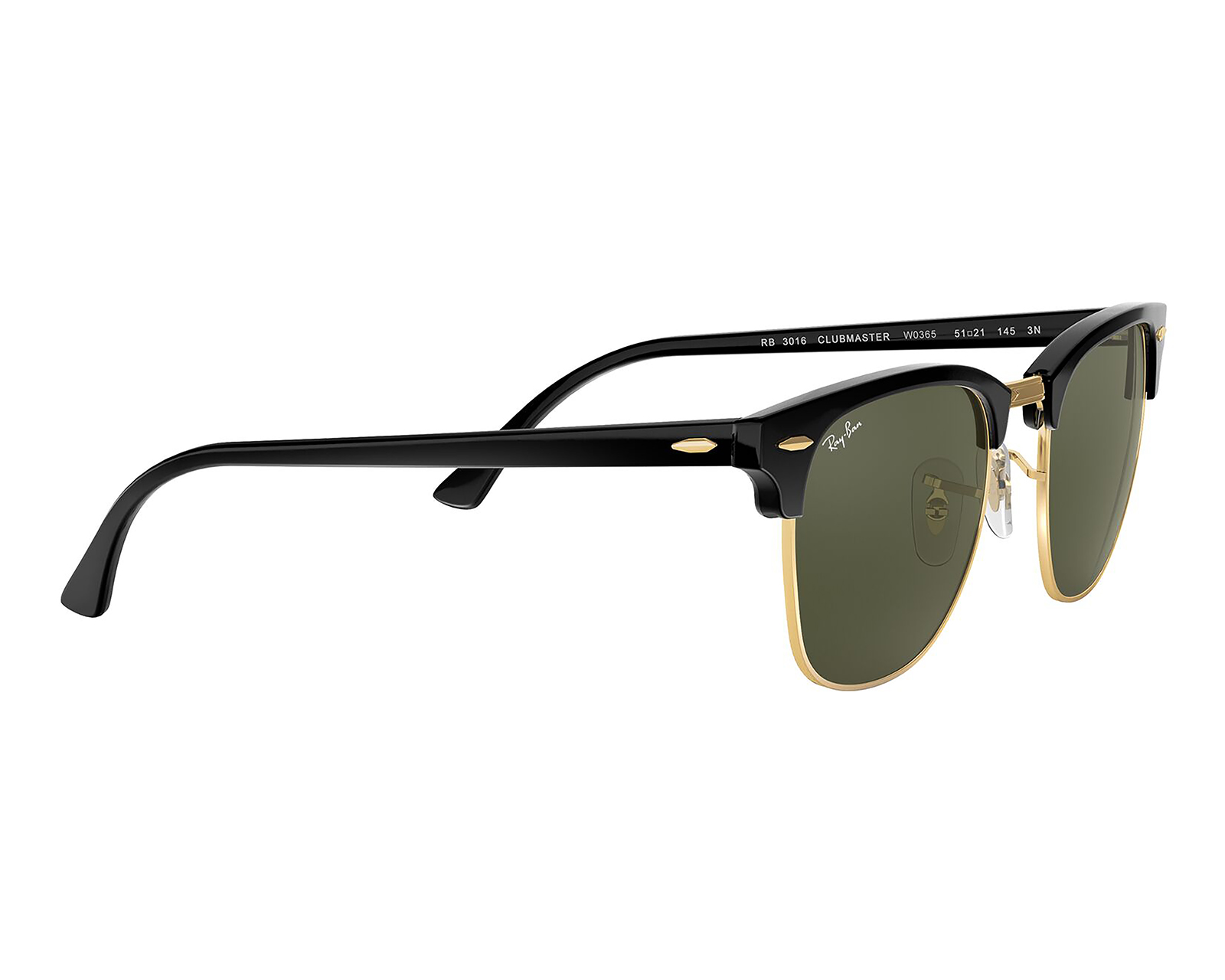 Foto 5 pulgar | Foto 4 | Lentes de Sol Unisex Ray-Ban Cuadrado 0RB3016 W0365 Negro