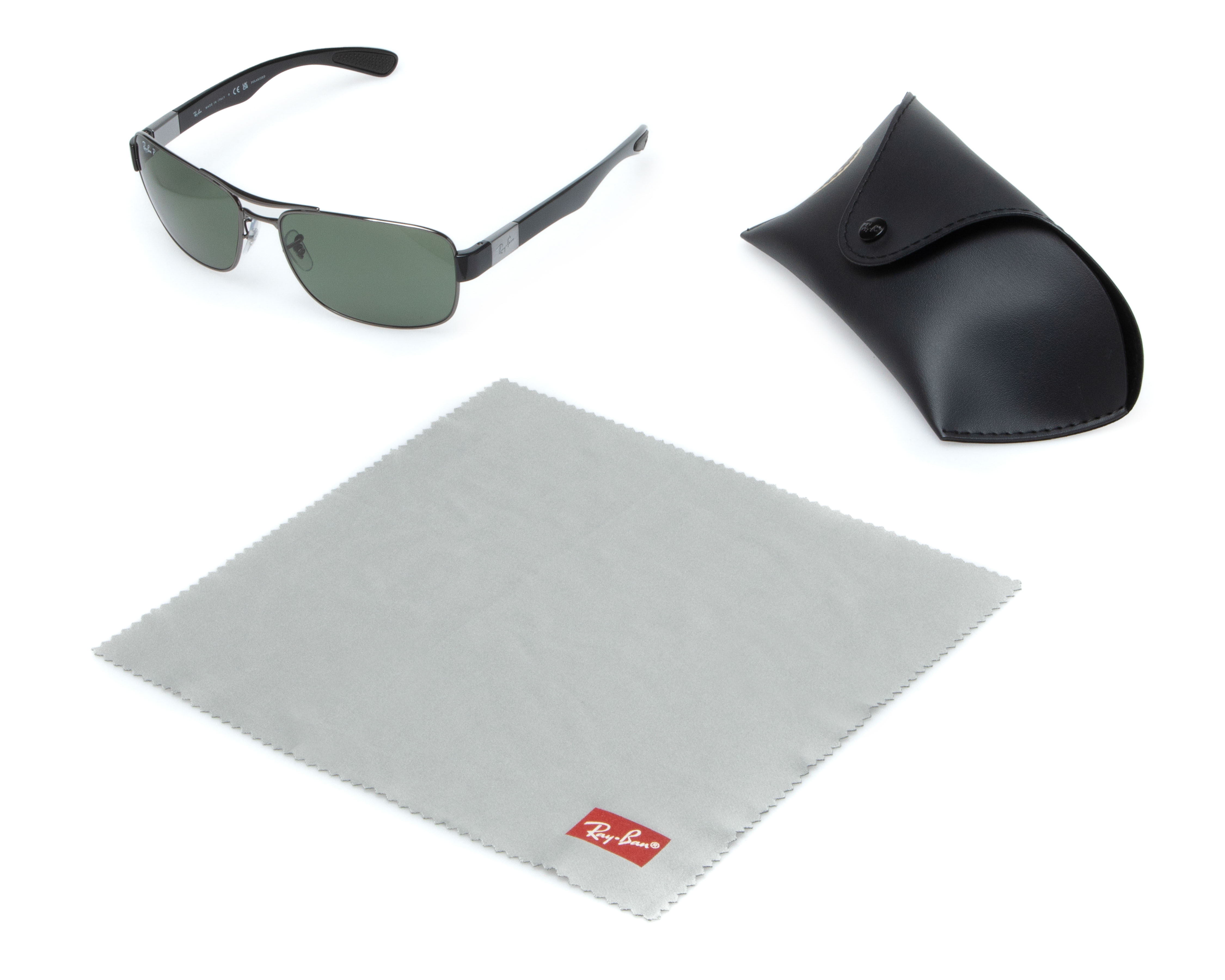 Foto 5 | Foto 5 | Lentes de Sol Ray Ban Rectangulares Gris