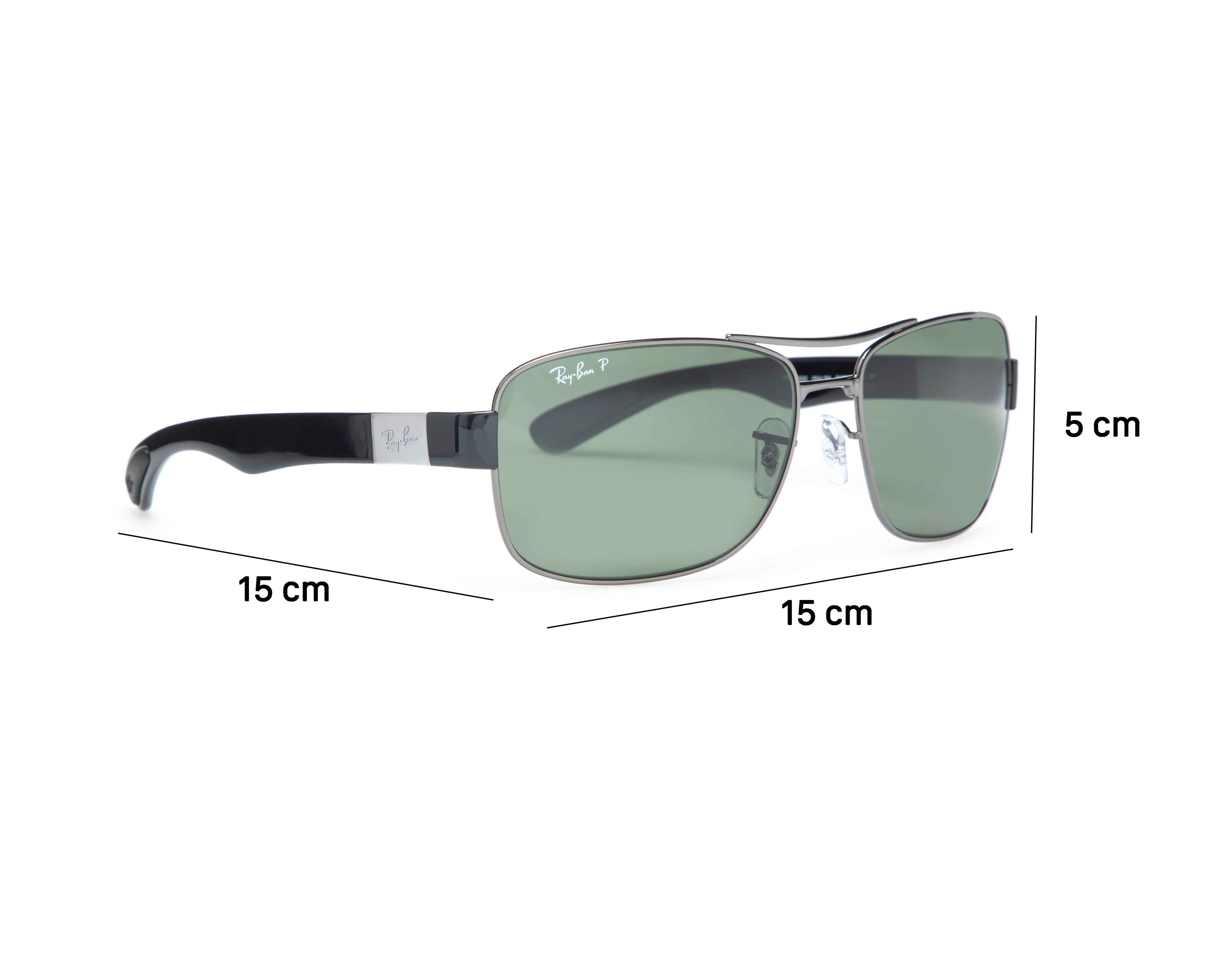 Foto 9 | Foto 9 | Lentes de Sol Ray Ban Rectangulares Gris