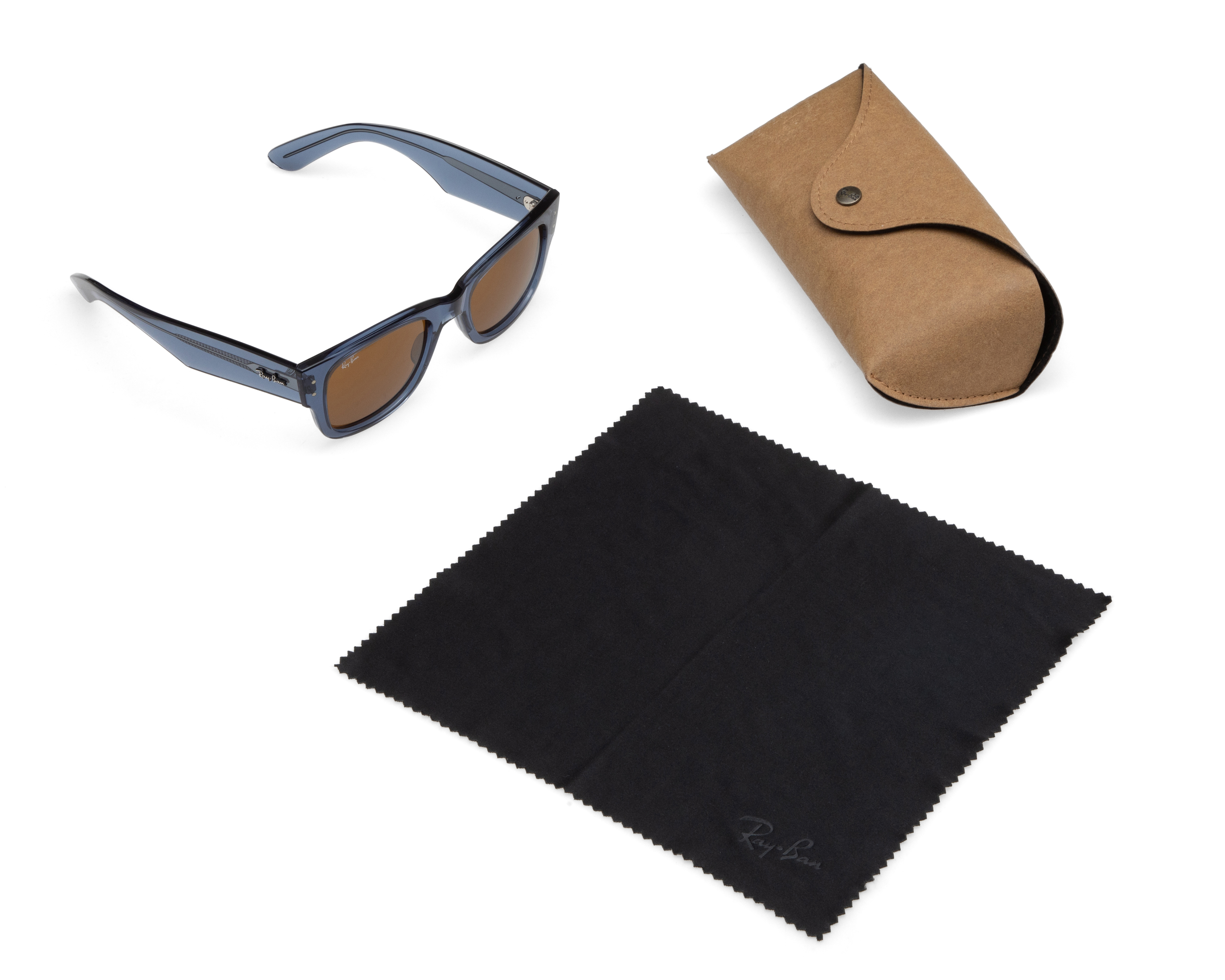 Foto 6 pulgar | Foto 5 | Lentes de Sol Ray Ban Wayfarer 0RB0840S 668073 Azul