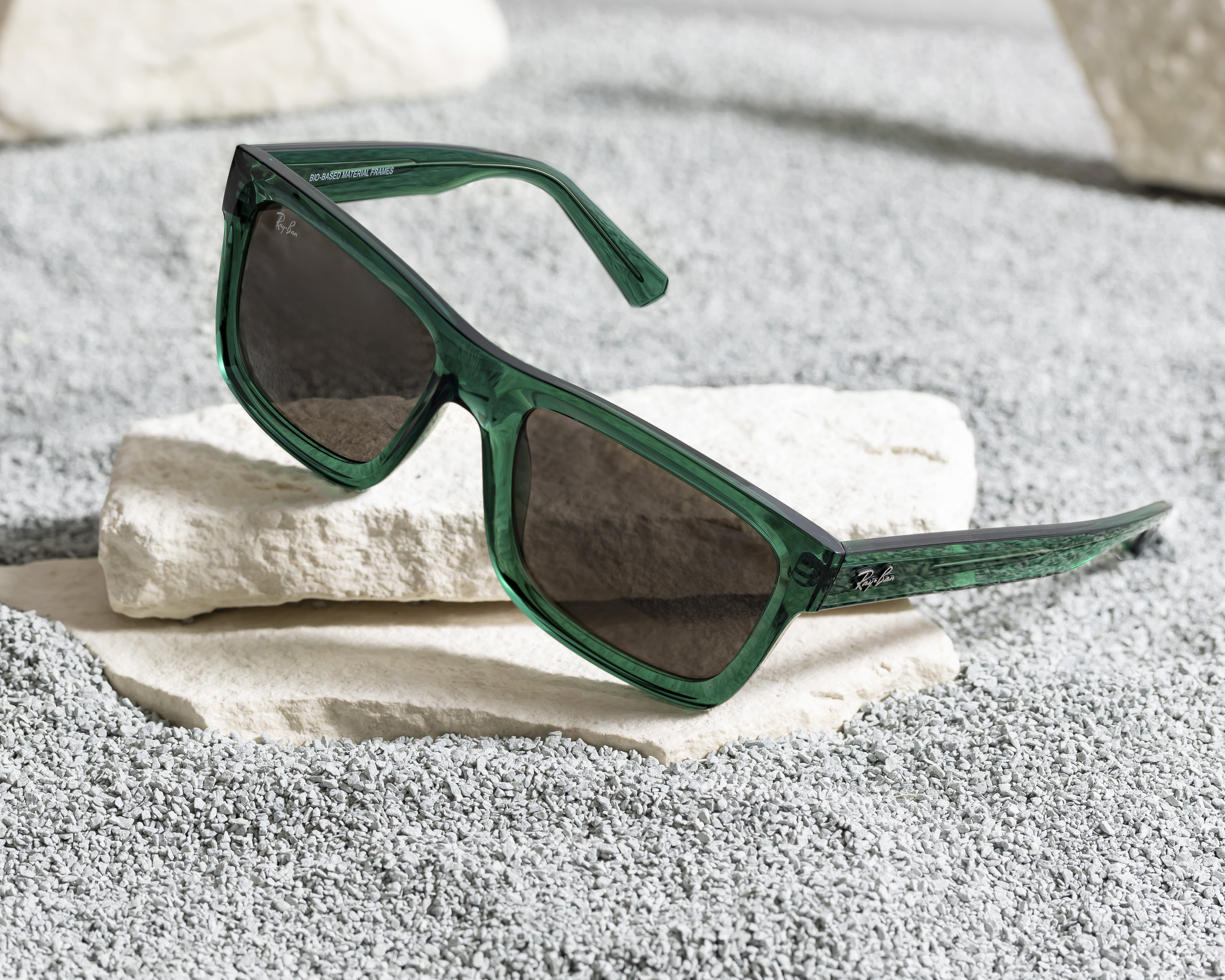 Foto 5 | Foto 5 | Lentes de Sol Unisex Ray-Ban Rectangulares 0RB4396 Verdes