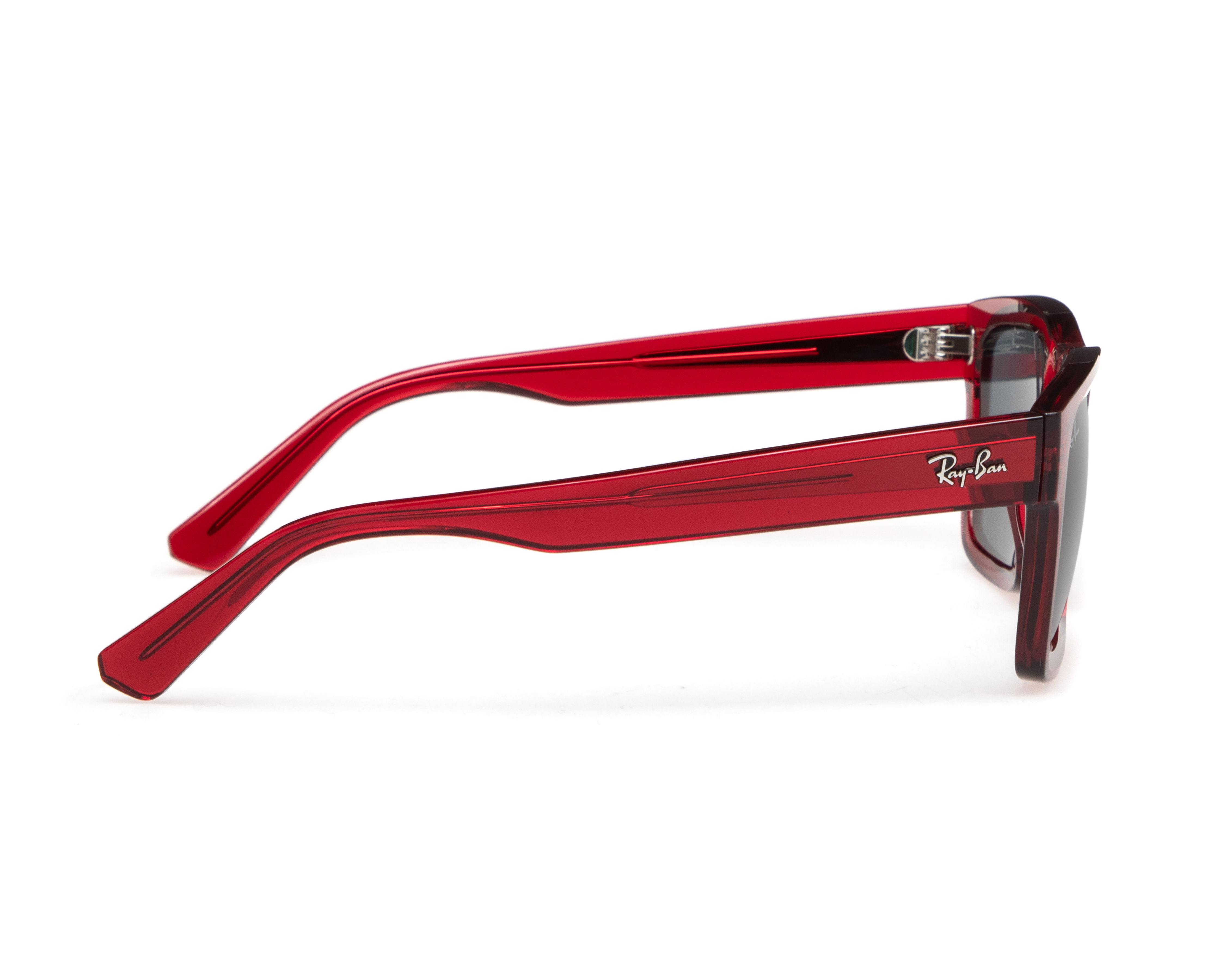 Foto 4 pulgar | Foto 3 | Lentes de Sol Ray-Ban Cuadrados Warren Bio-Based Rojo