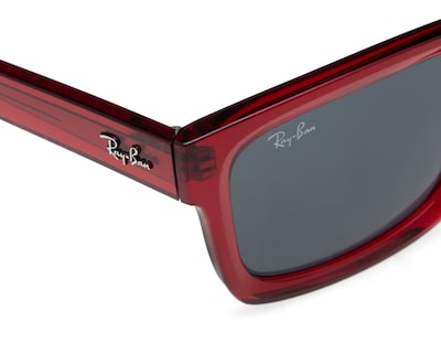 Foto 4 | Foto 4 | Lentes de Sol Ray-Ban Cuadrados Warren Bio-Based Rojo