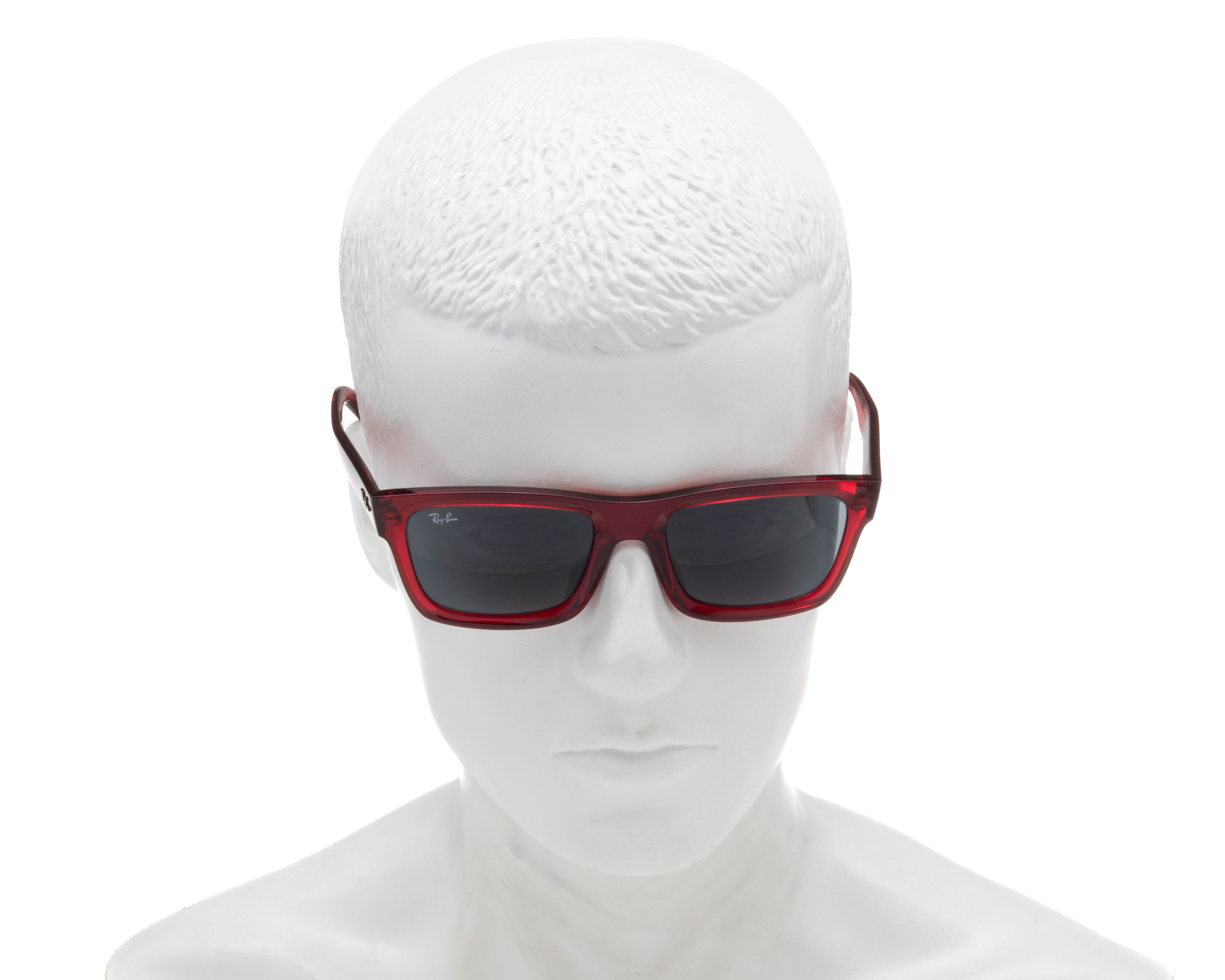 Foto 7 pulgar | Foto 6 | Lentes de Sol Ray-Ban Cuadrados Warren Bio-Based Rojo