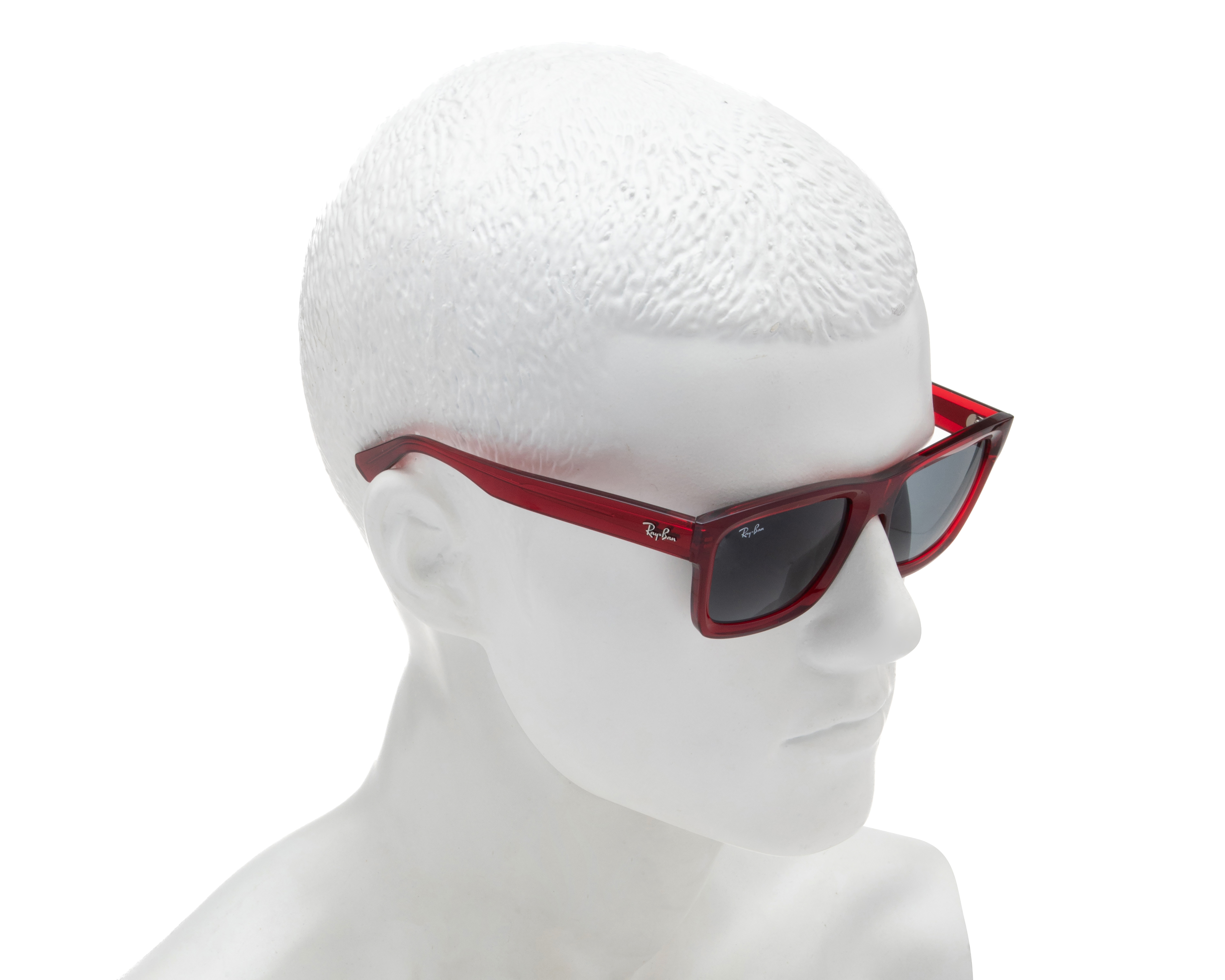 Foto 8 pulgar | Foto 7 | Lentes de Sol Ray-Ban Cuadrados Warren Bio-Based Rojo
