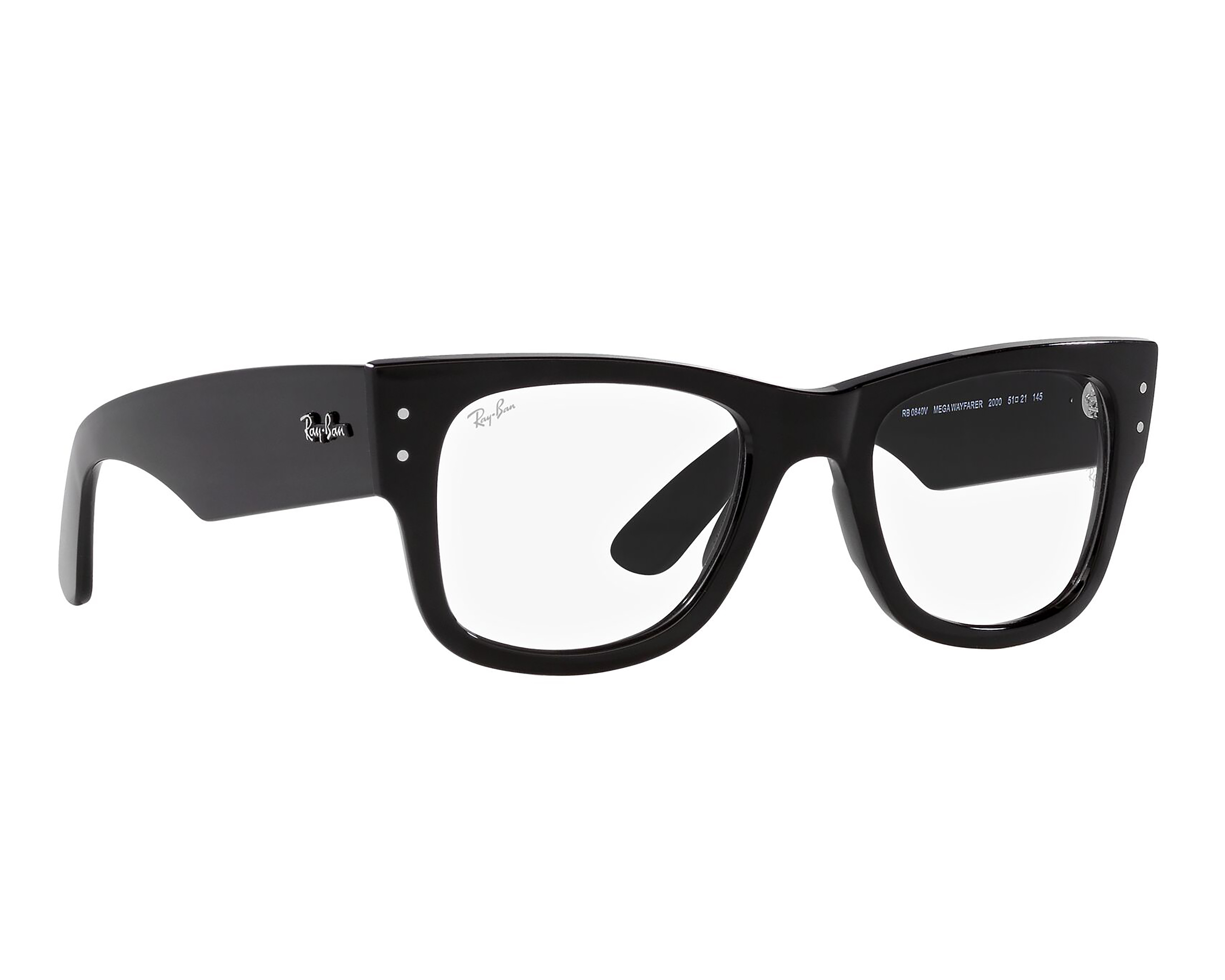 Armazón Oftálmico Unisex Ray-Ban Wayfarer Negro