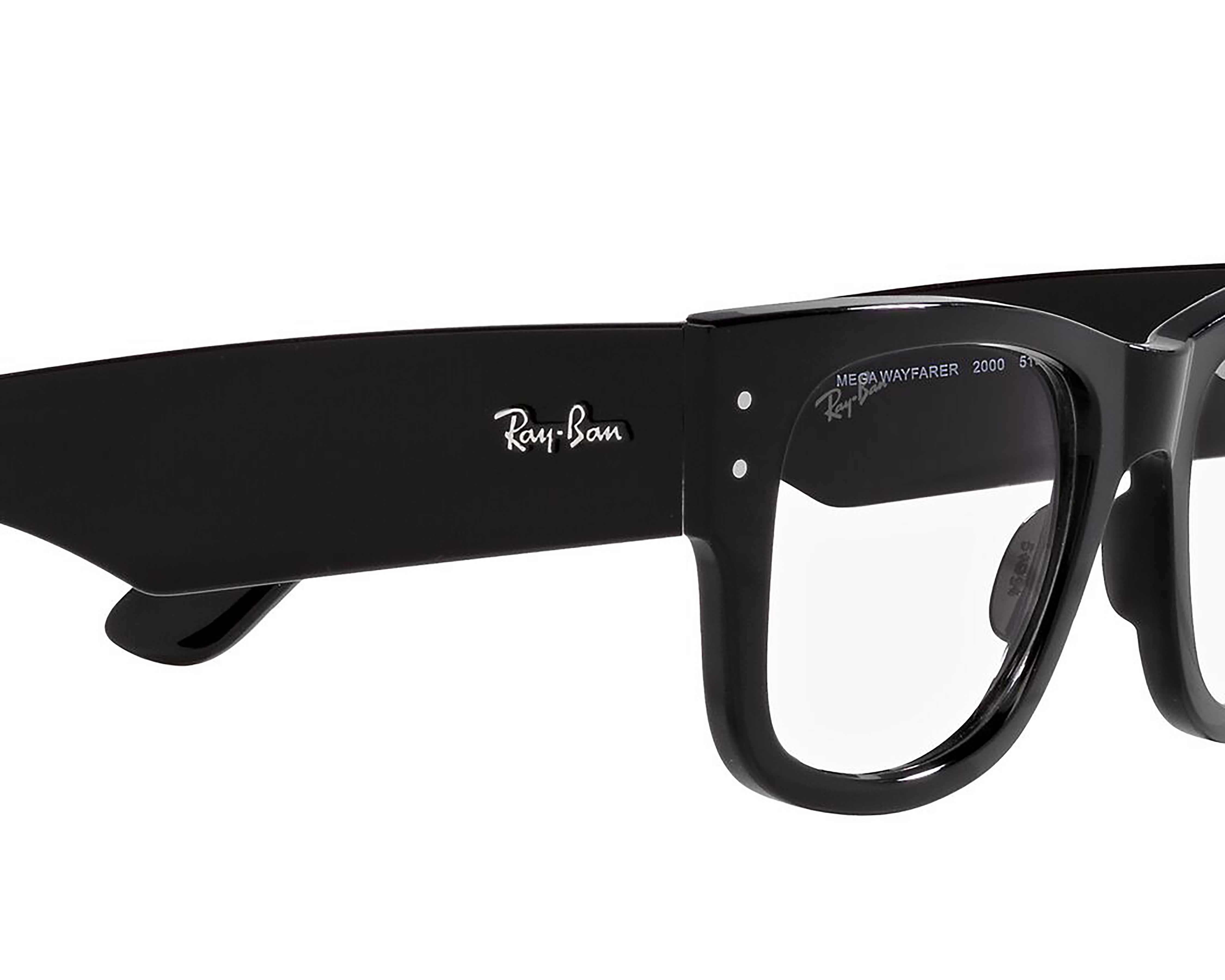 Foto 5 pulgar | Foto 4 | Armazón Oftálmico Unisex Ray-Ban Wayfarer Negro