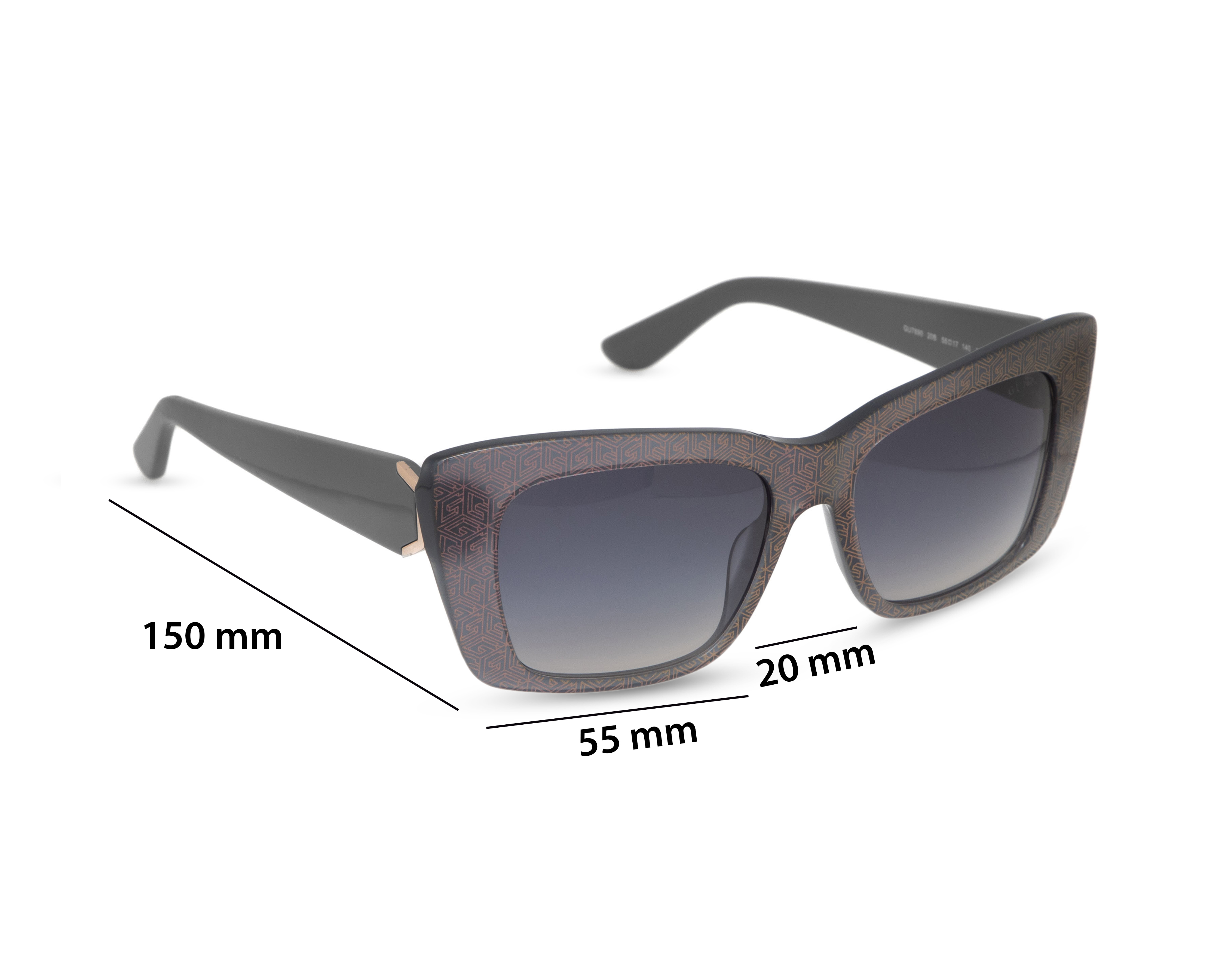 Foto 8 pulgar | Foto 7 | Lentes de Sol Guess Mariposa Gris