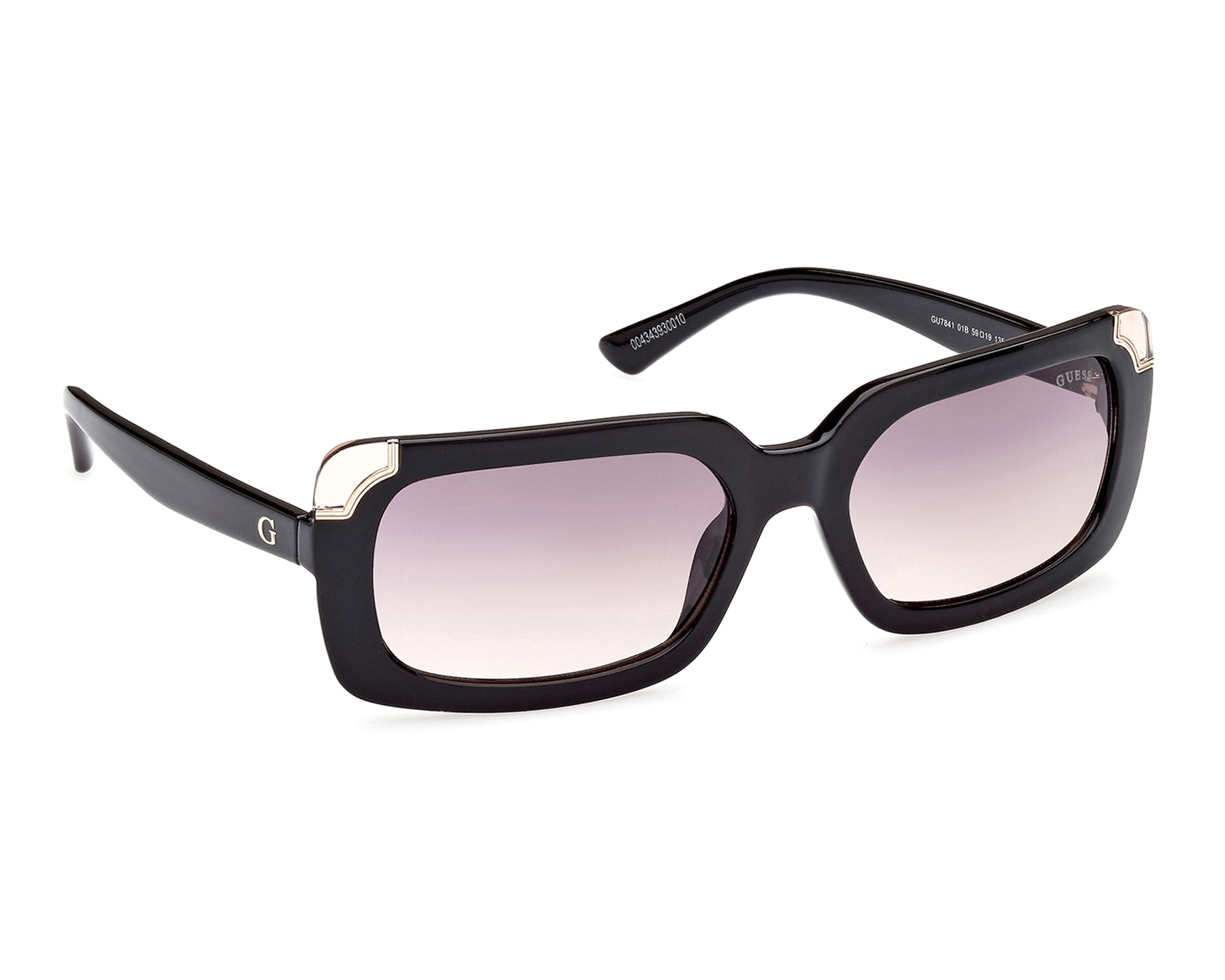 Foto 1 | Foto 1 | Lentes de Sol Guess Rectangulares SGU.07841.001B.59 Negros