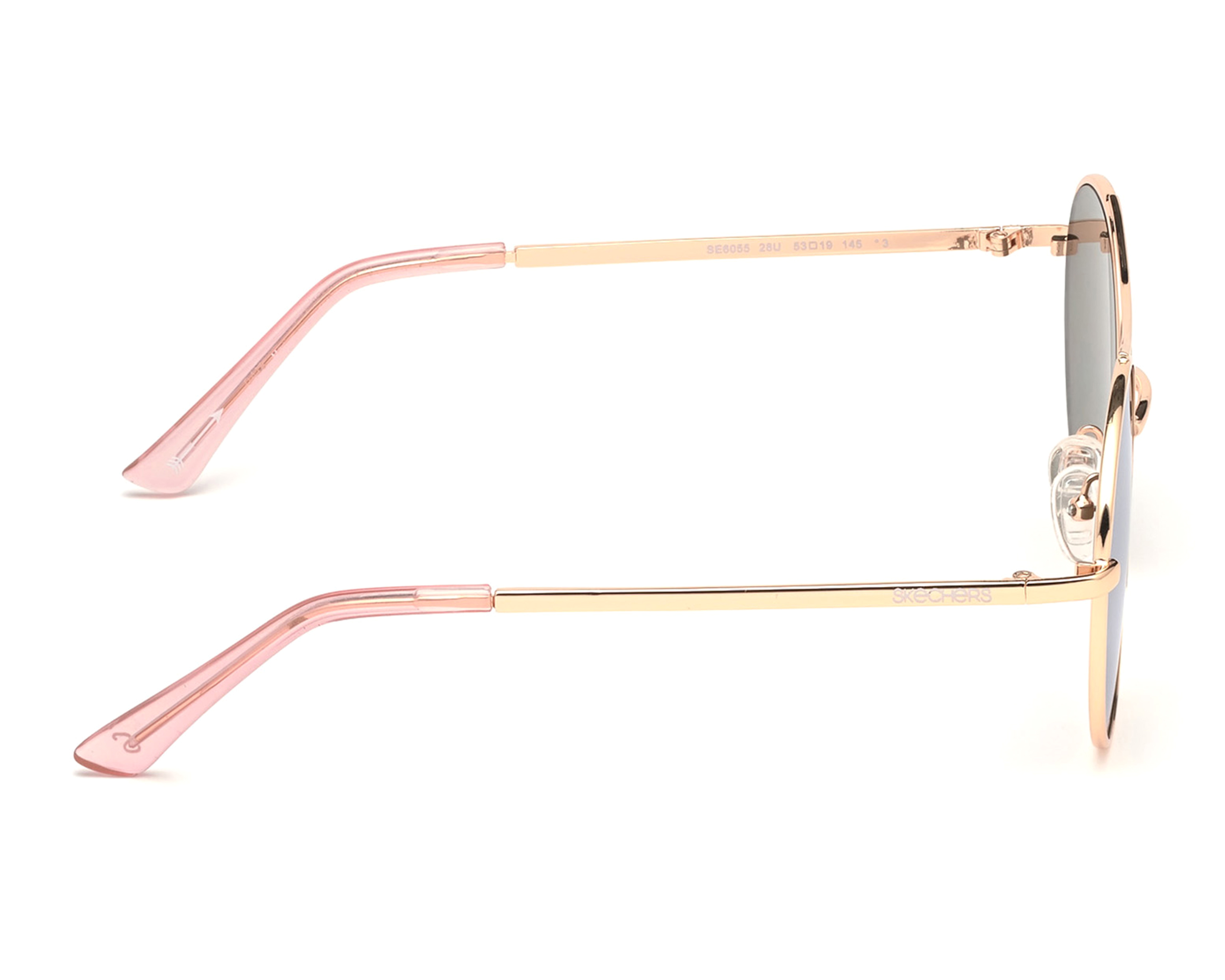 Foto 3 | Foto 3 | Lentes de Sol Skechers Redondos Oro Rosa
