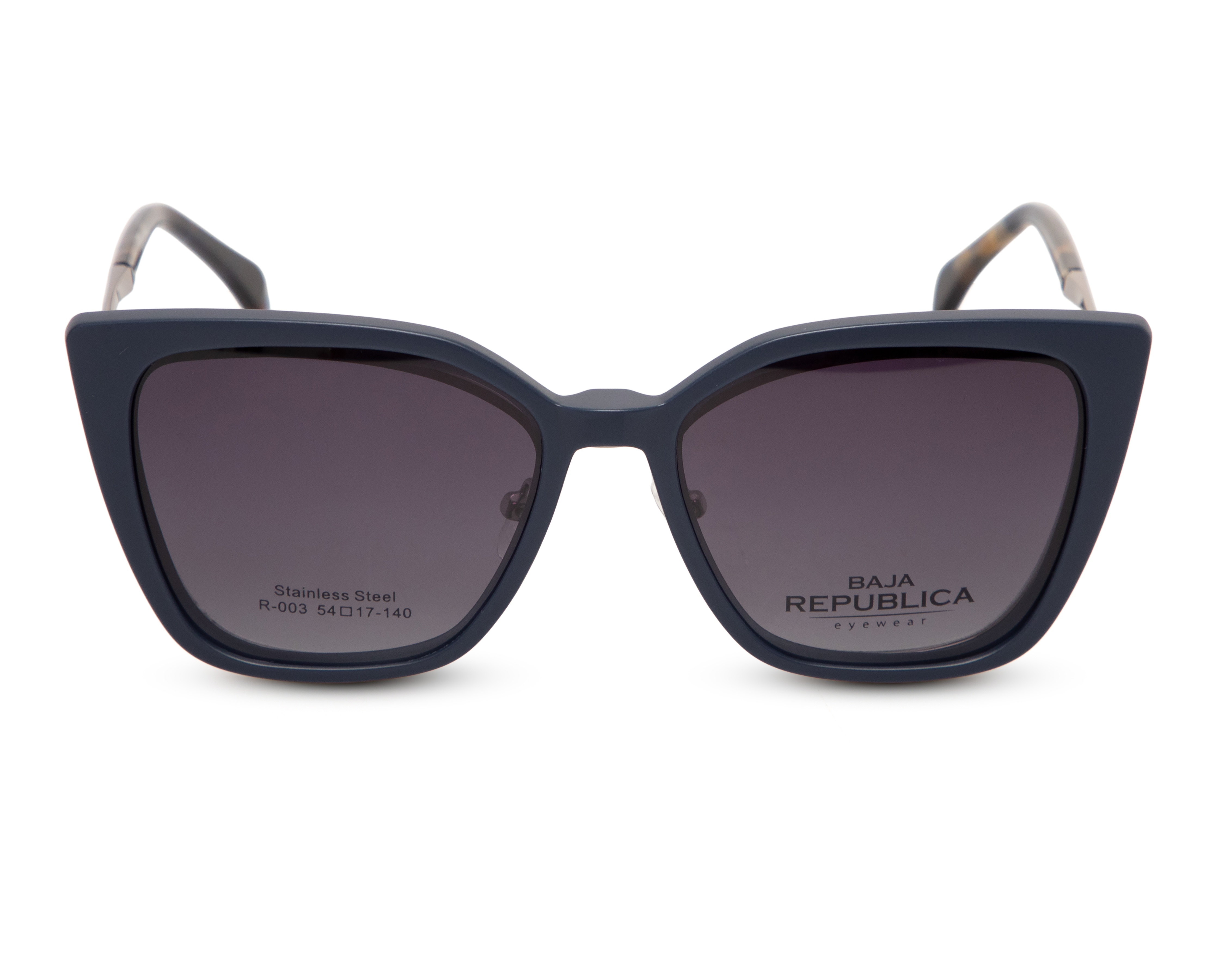 Foto 3 | Foto 3 | Armazón Oftálmico con Clip-on para Mujer Baja Republica Cat Eye Azul