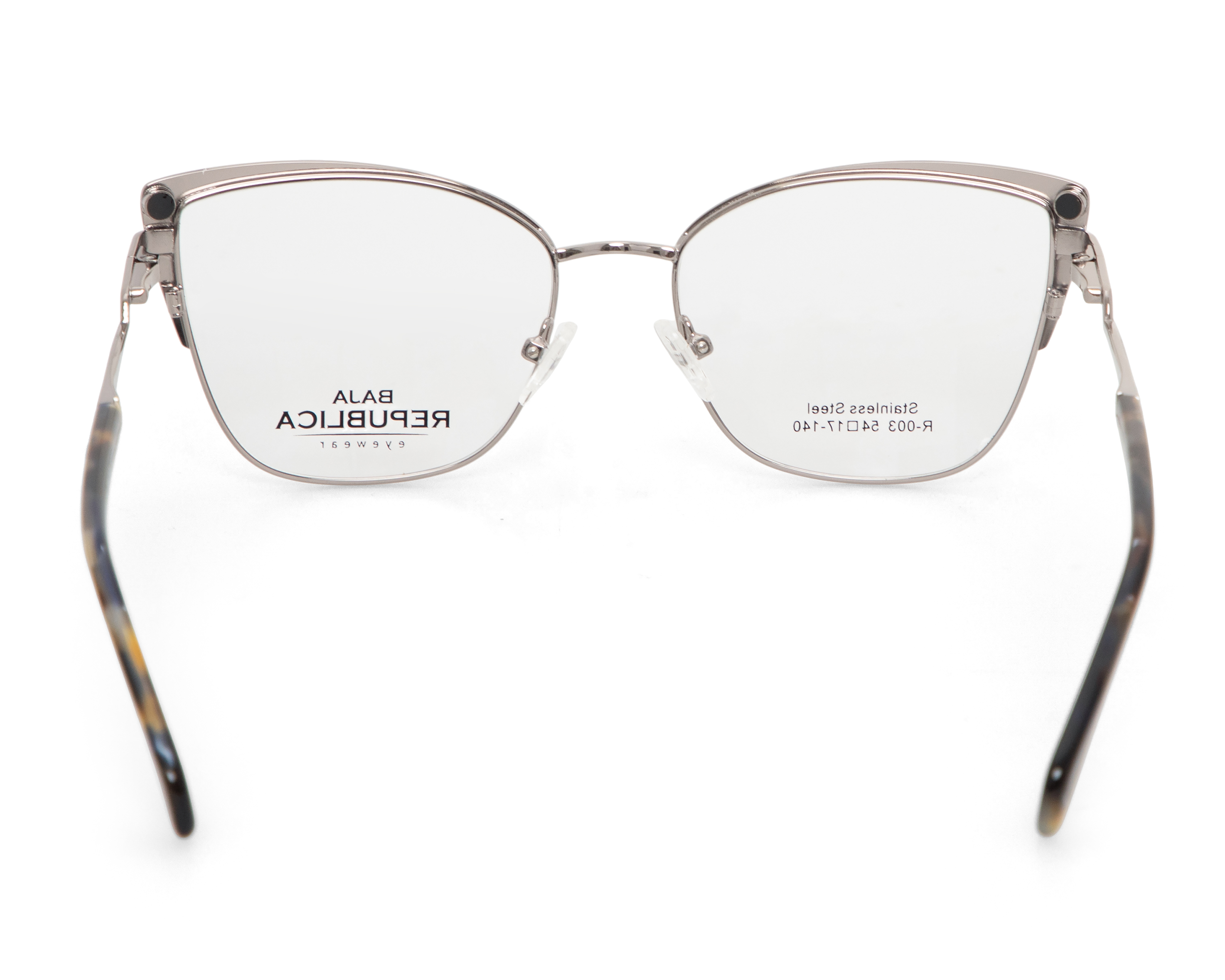 Foto 4 | Foto 4 | Armazón Oftálmico con Clip-on para Mujer Baja Republica Cat Eye Azul