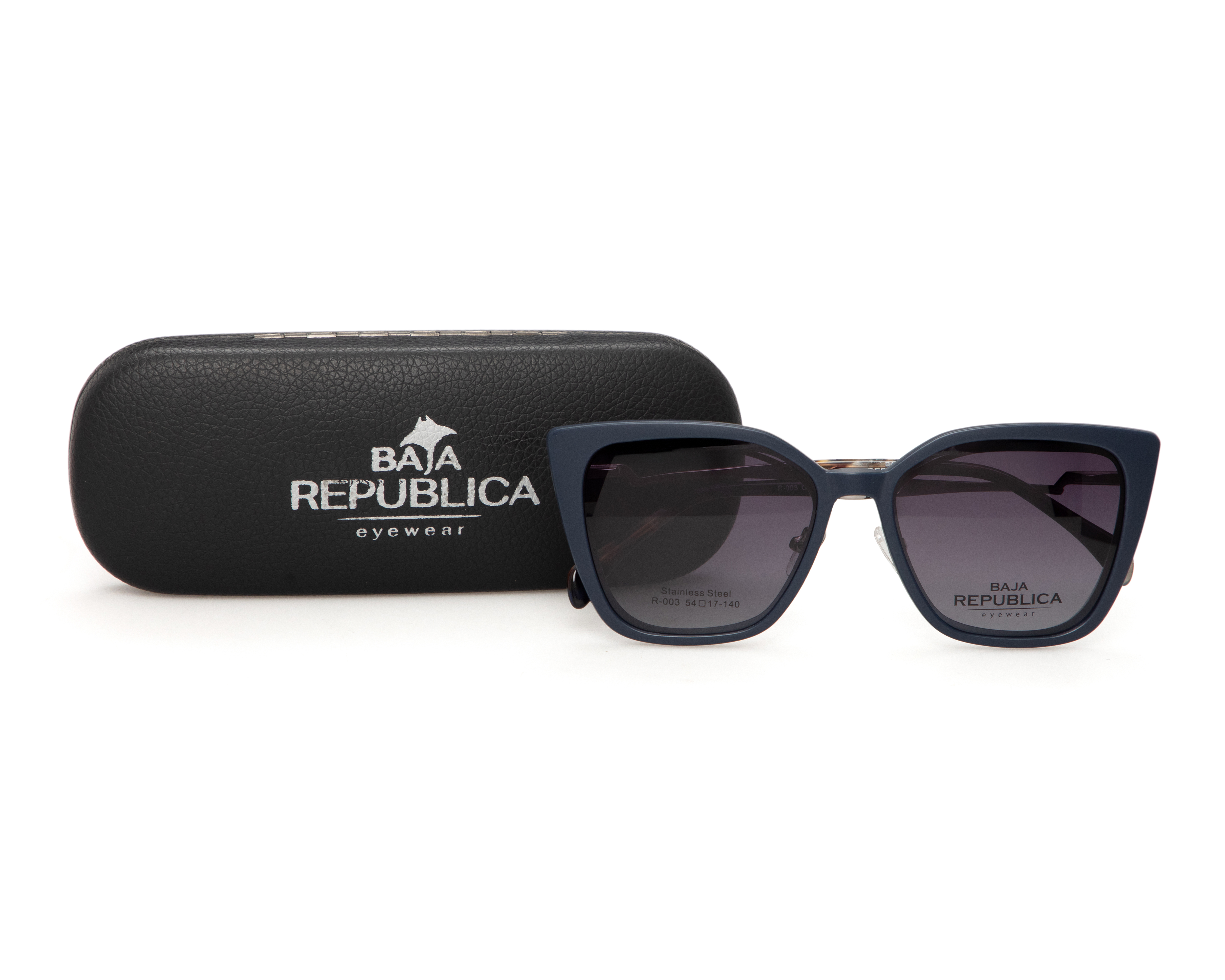 Foto 6 | Foto 6 | Armazón Oftálmico con Clip-on para Mujer Baja Republica Cat Eye Azul