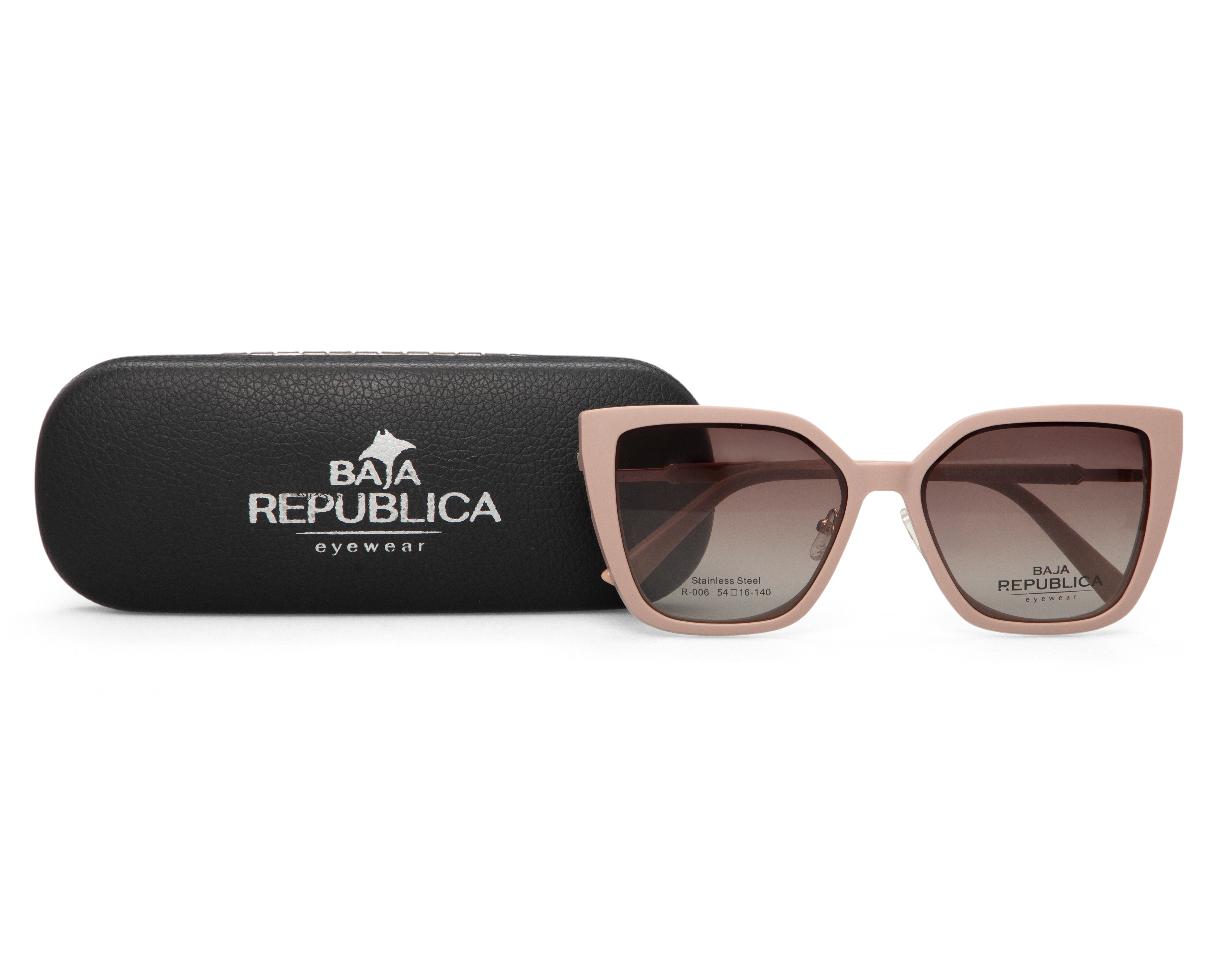 Foto 7 pulgar | Foto 6 | Armazón Oftálmico con Clip-on para Mujer Baja Republica Cuadrado Oro Rosa