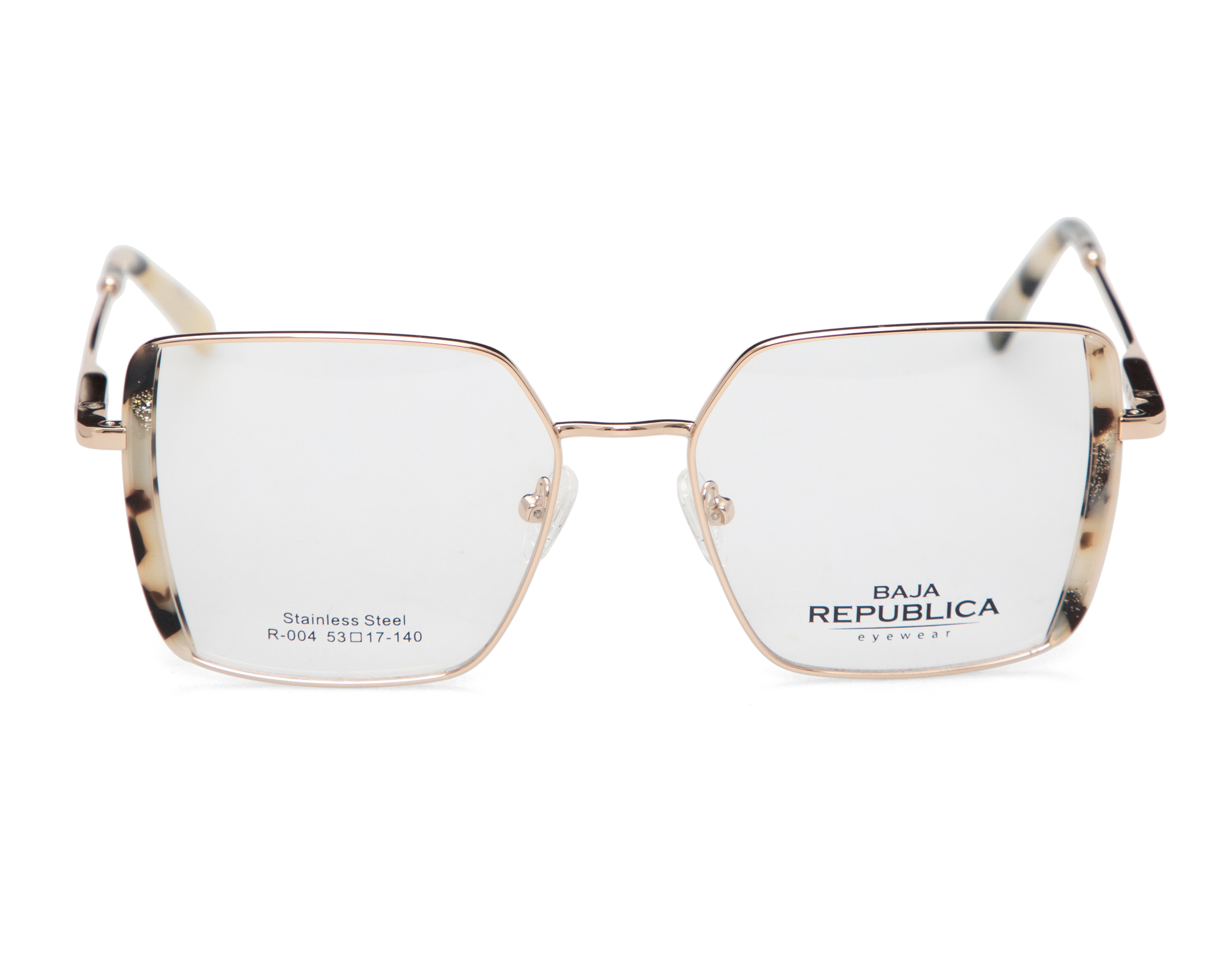 Foto 3 pulgar | Foto 2 | Armazón Oftálmico con Clip-on para Mujer Baja Republica Cuadrado Carey