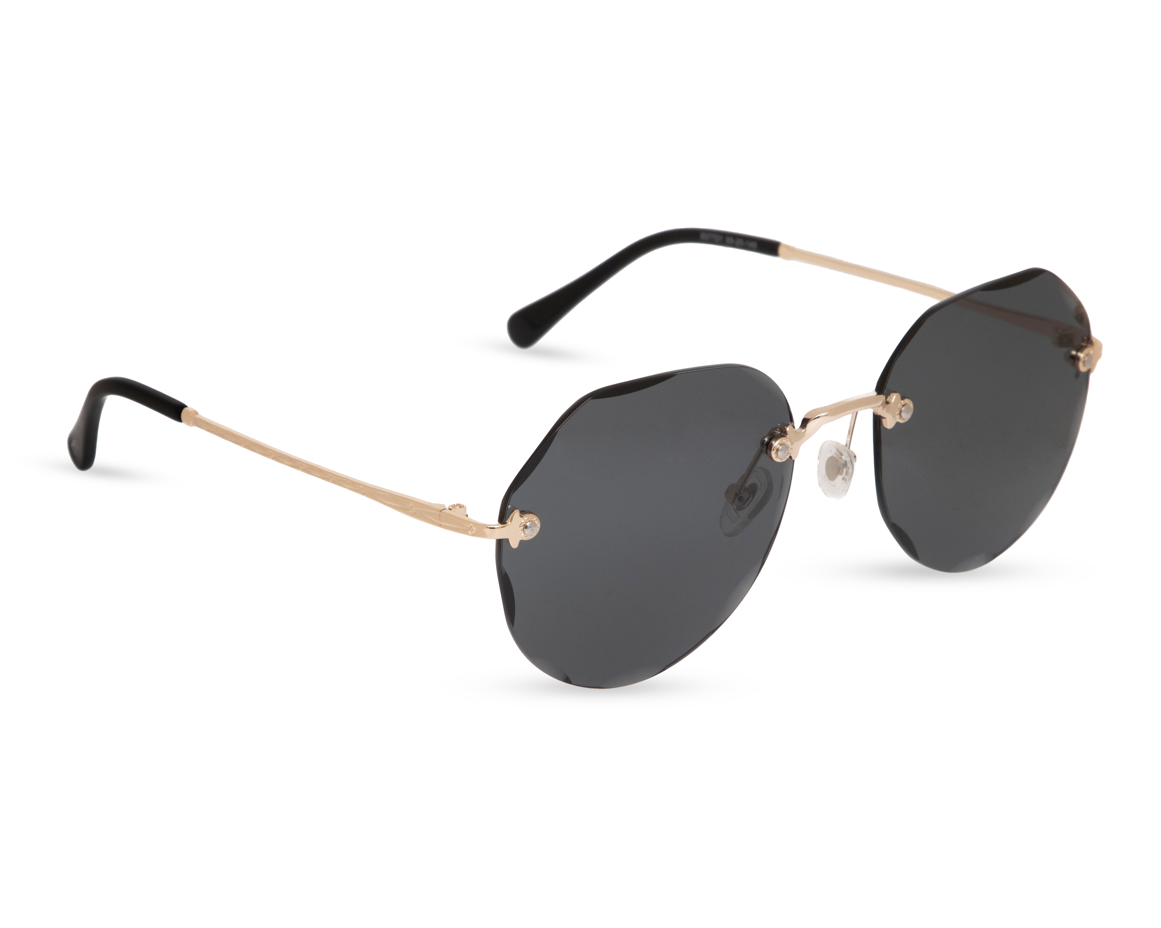 Foto 2 pulgar | Foto 1 | Lentes de Sol Melrose Redondos Dorado