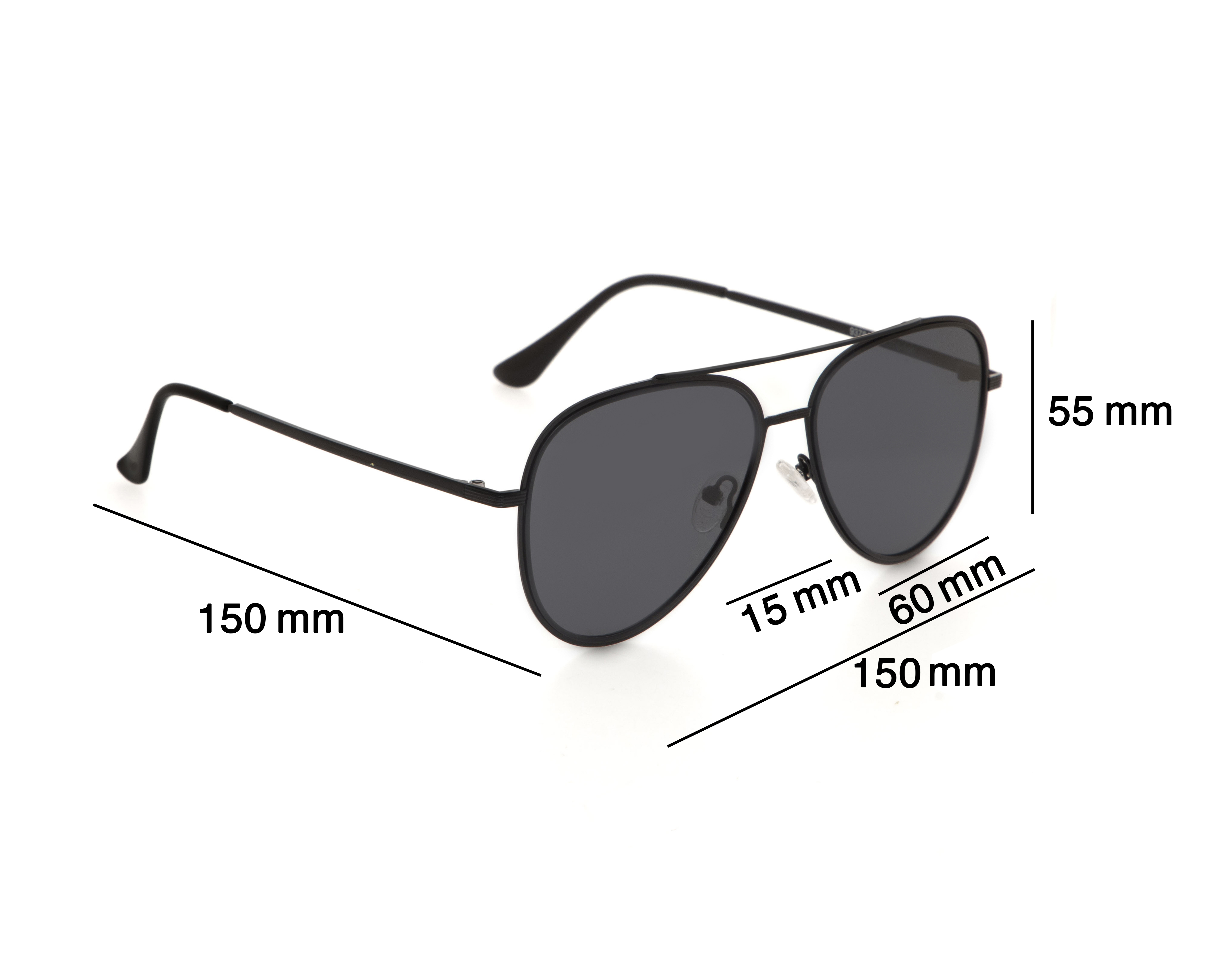 Foto 6 | Foto 8 | Lentes de Sol para Hombre Melrose Aviador Negro